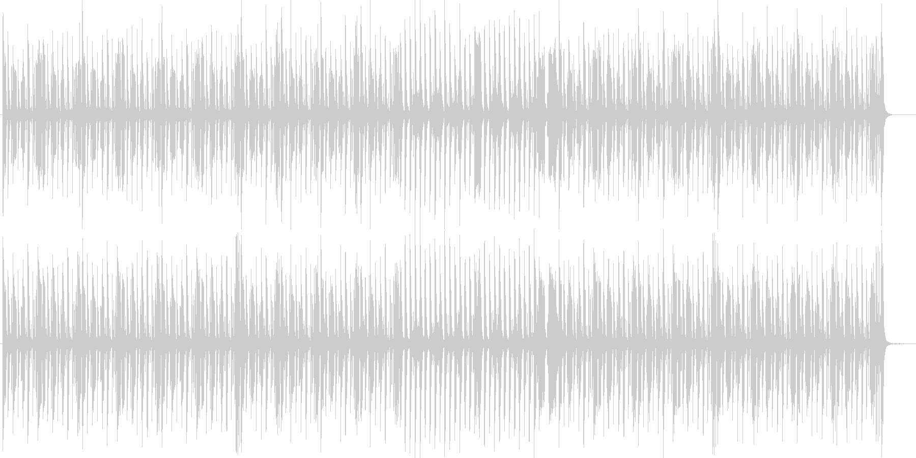 おもちゃの世界のかわいい行進曲・伴奏版の未再生の波形