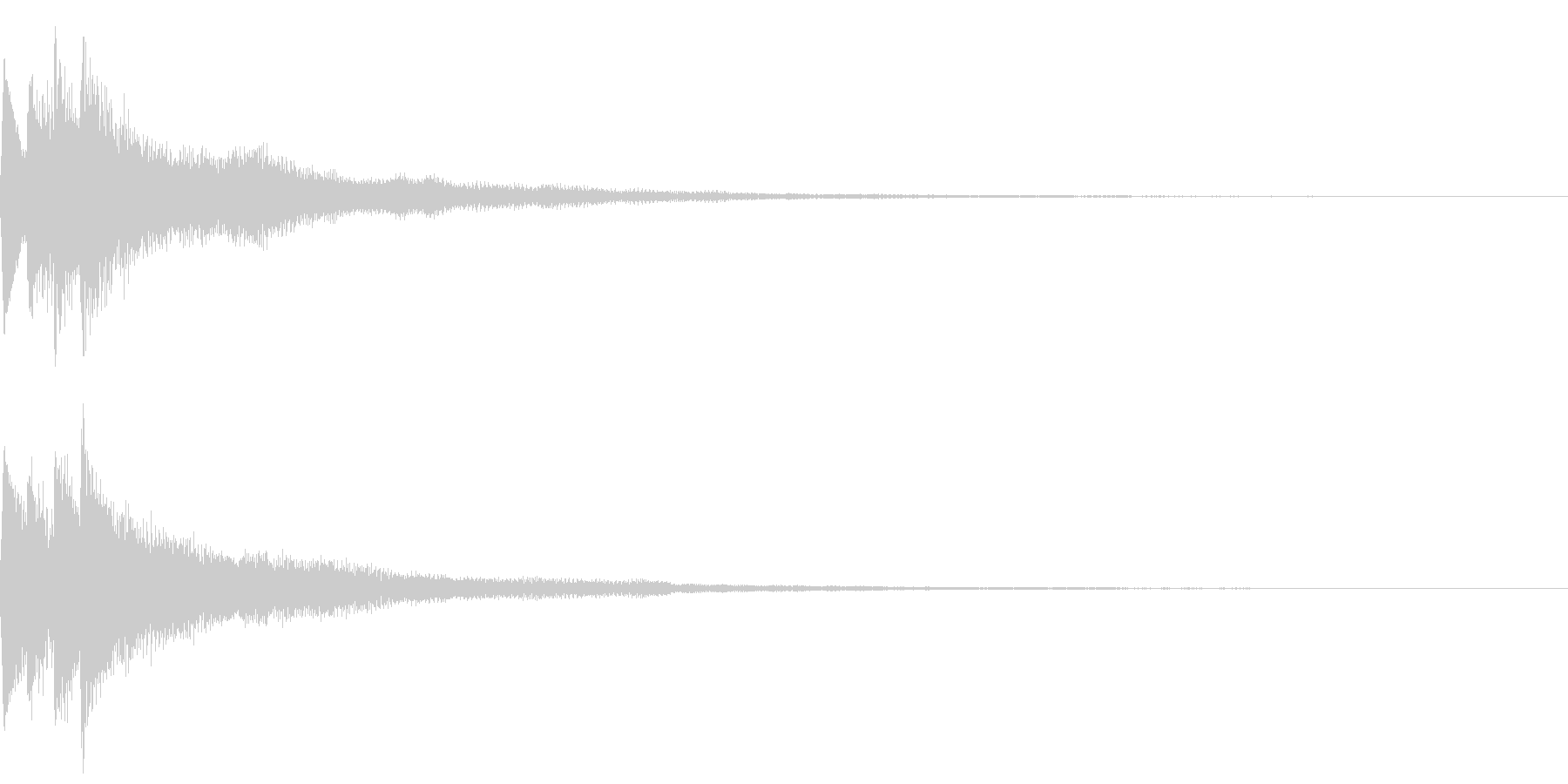 キラキラ キランなアタック音5の未再生の波形