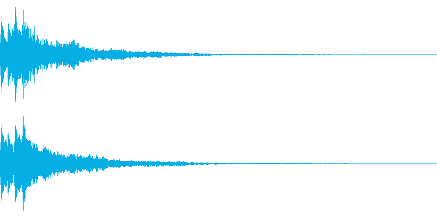 キラキラ キランなアタック音5の再生済みの波形