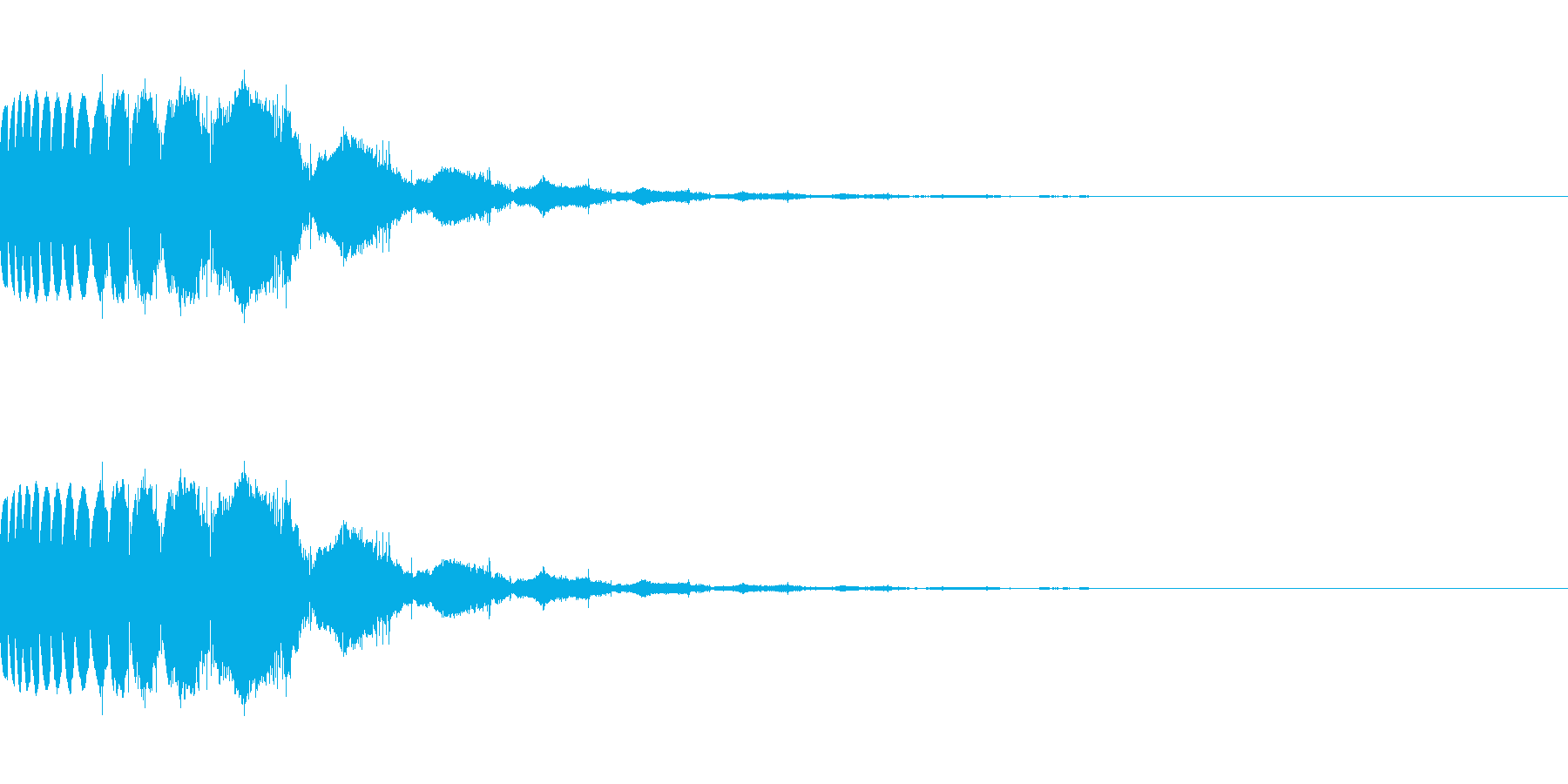 楽曲制作で使える飛び道具です。の再生済みの波形