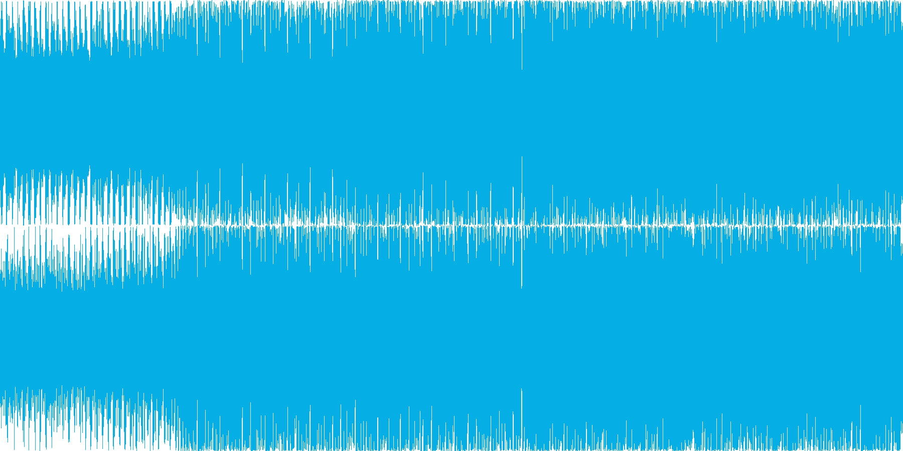 学園ものの通常イメージの曲ですの再生済みの波形
