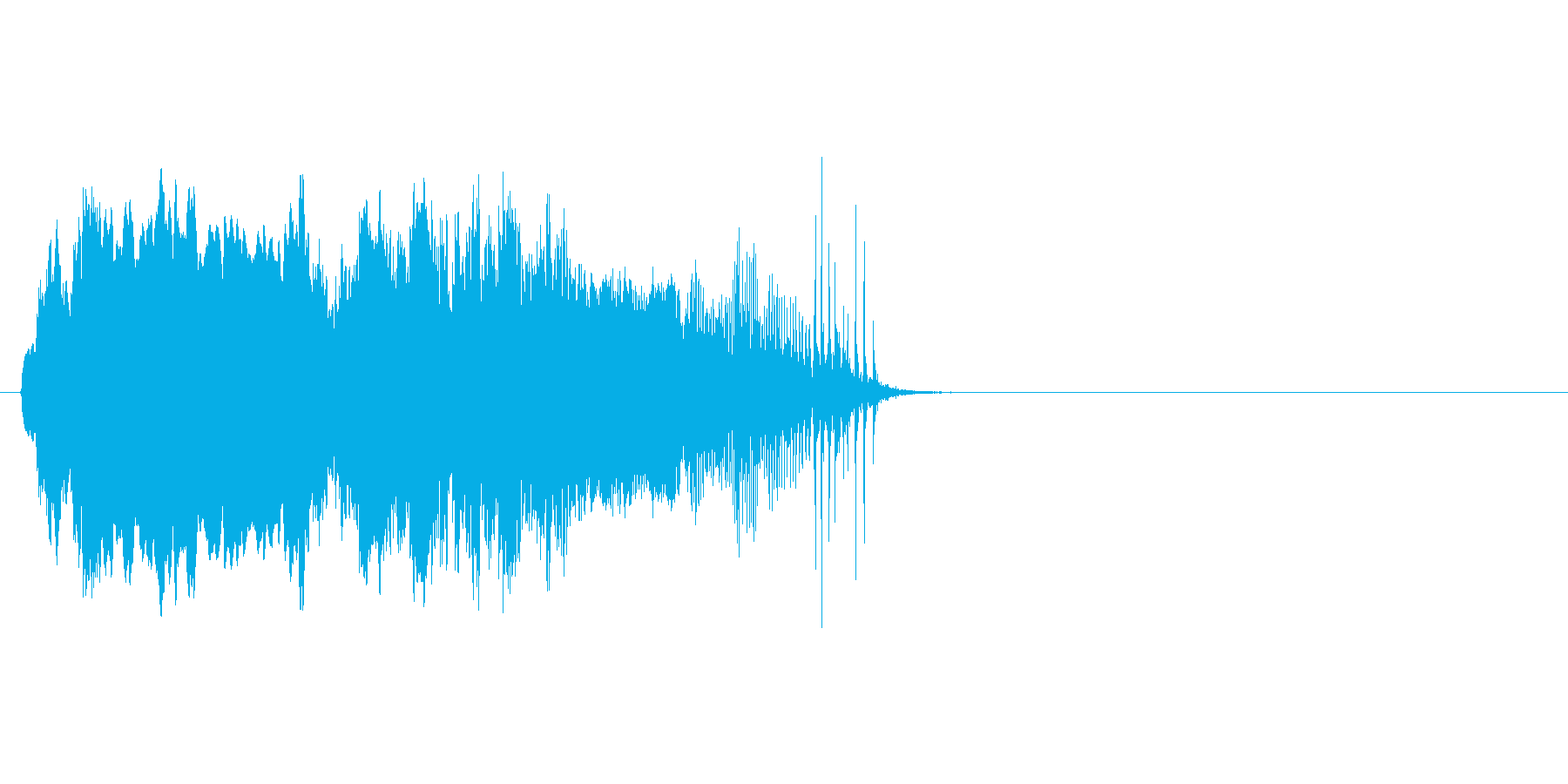 ドアがきしむ音_その5の再生済みの波形