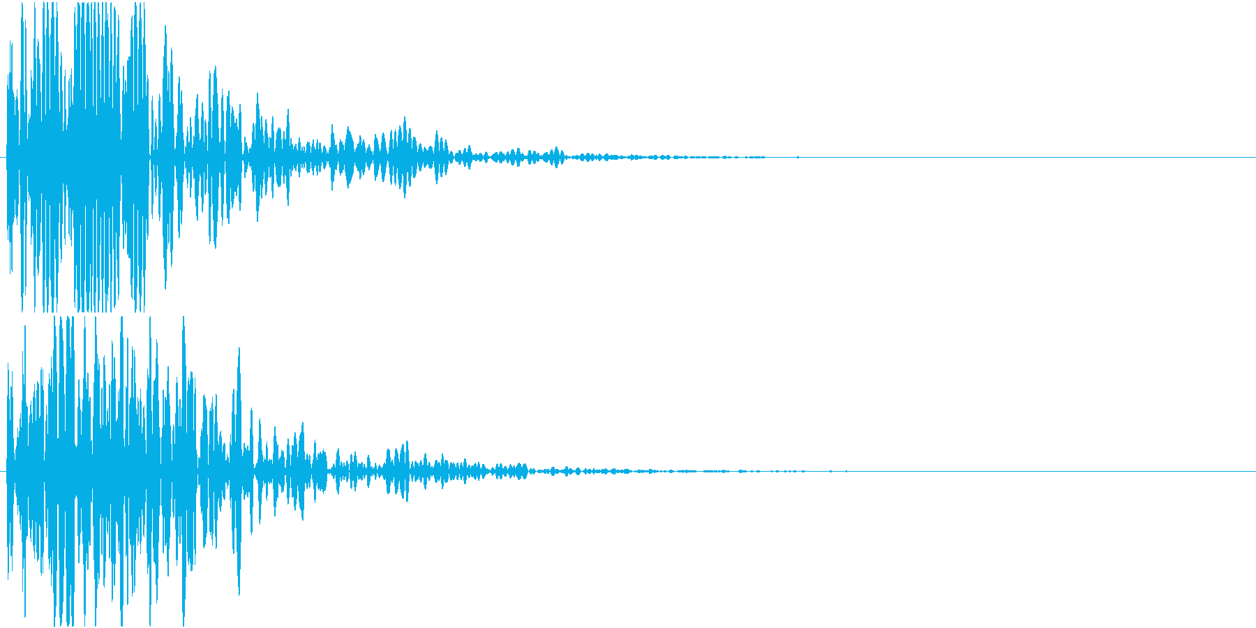 空間系を意識した短い効果音です。の再生済みの波形