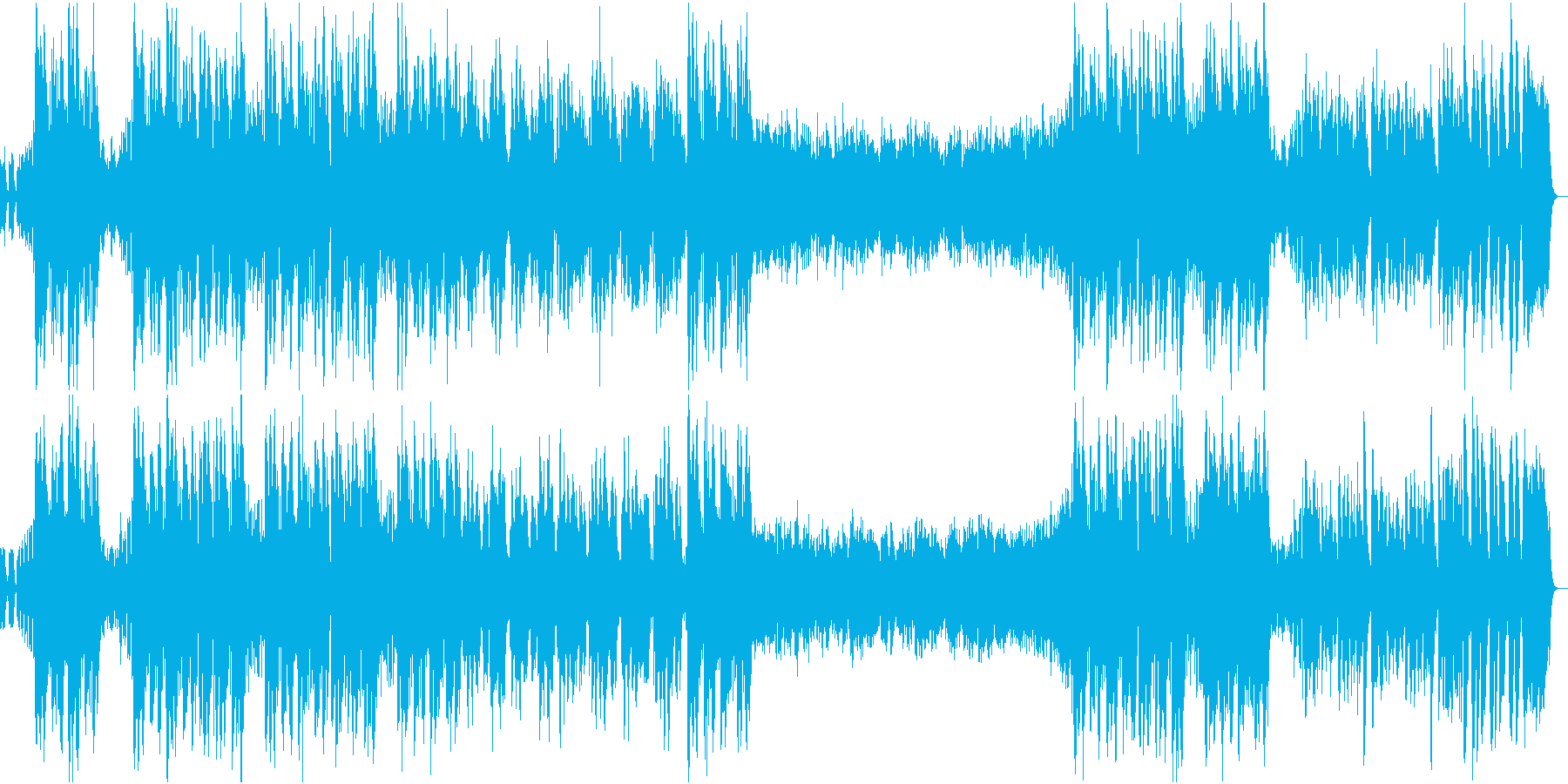 メンデルスゾーンの結婚行進曲・全曲フルの再生済みの波形