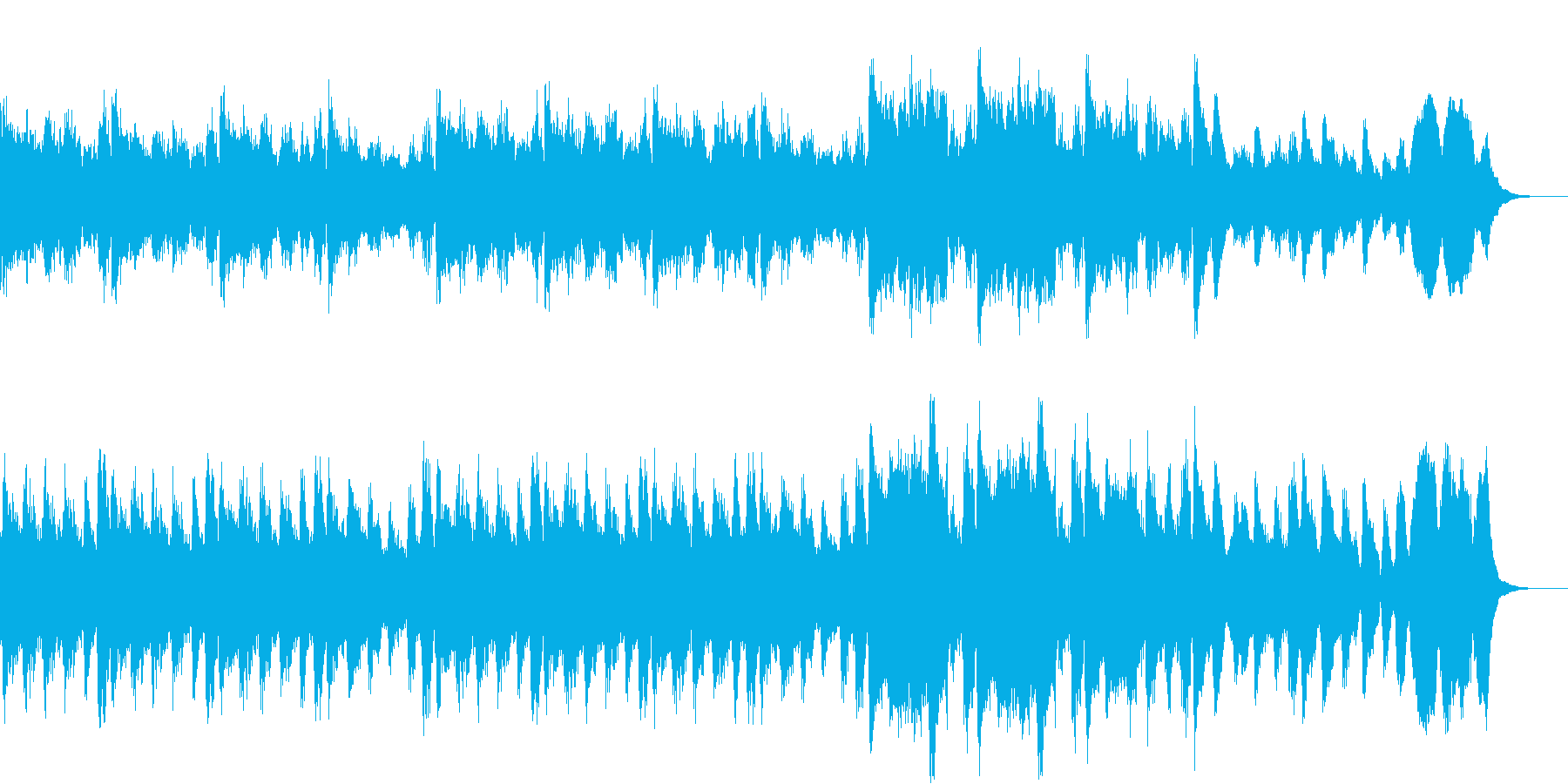 シリアスで低音の威圧感を意識しました。の再生済みの波形