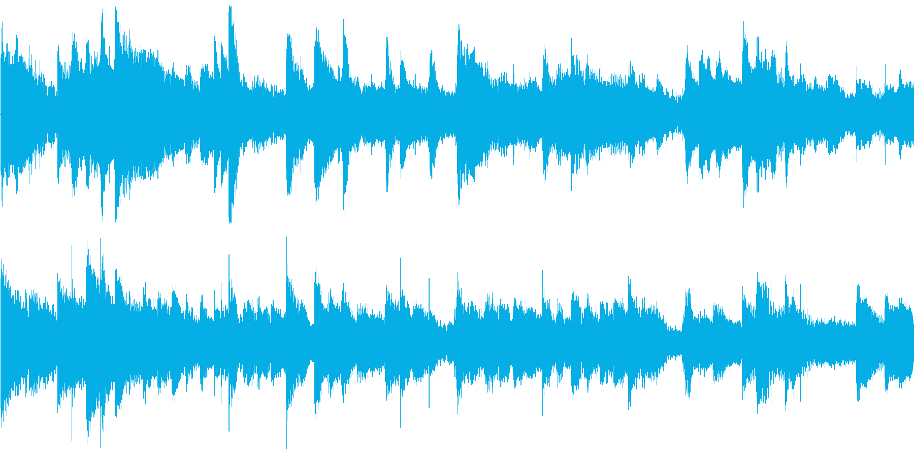 ふわふわとした空気感を味わえる楽曲です。の再生済みの波形