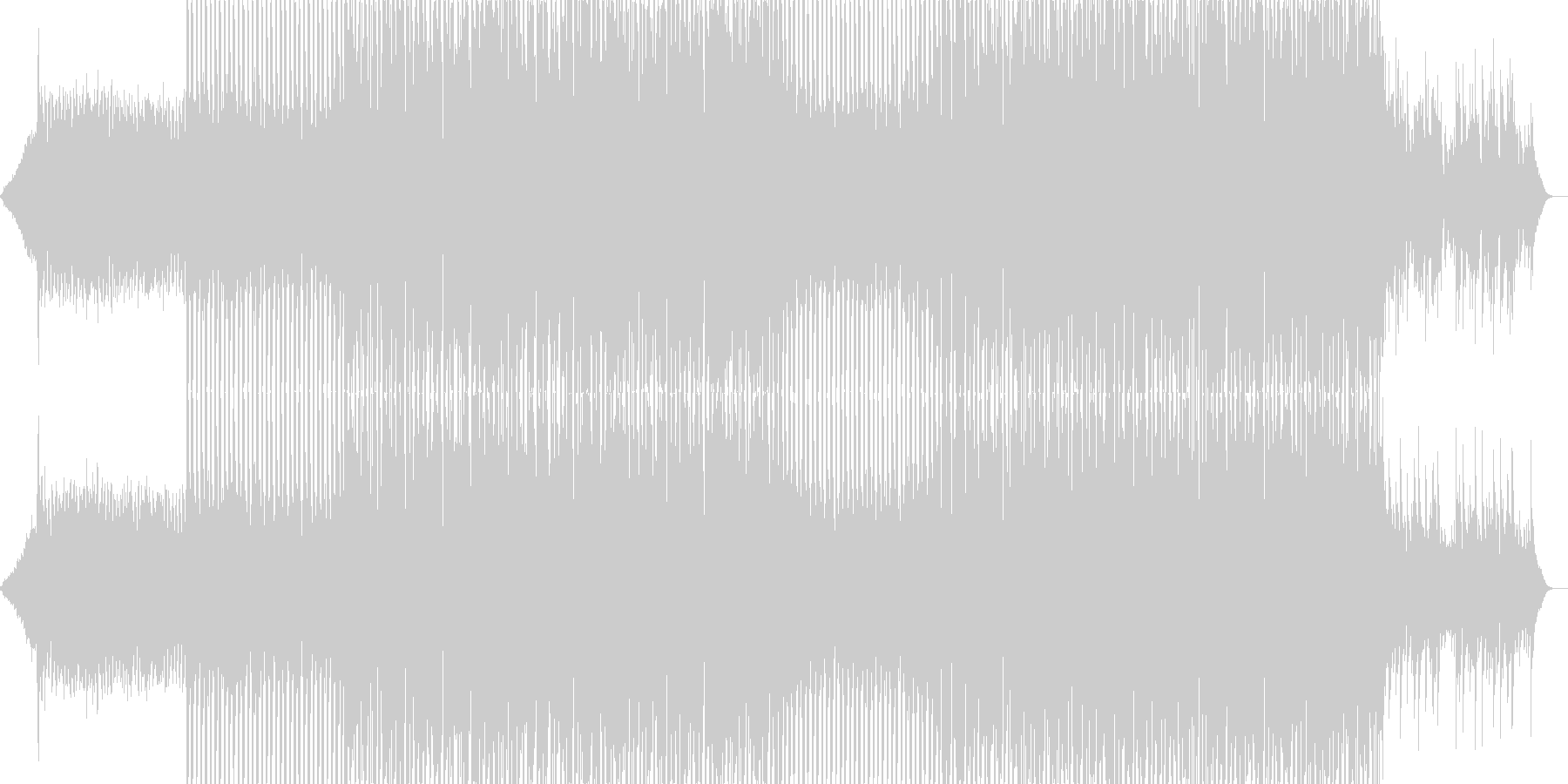 ポップなクラブ系ダンスEDM-07の未再生の波形