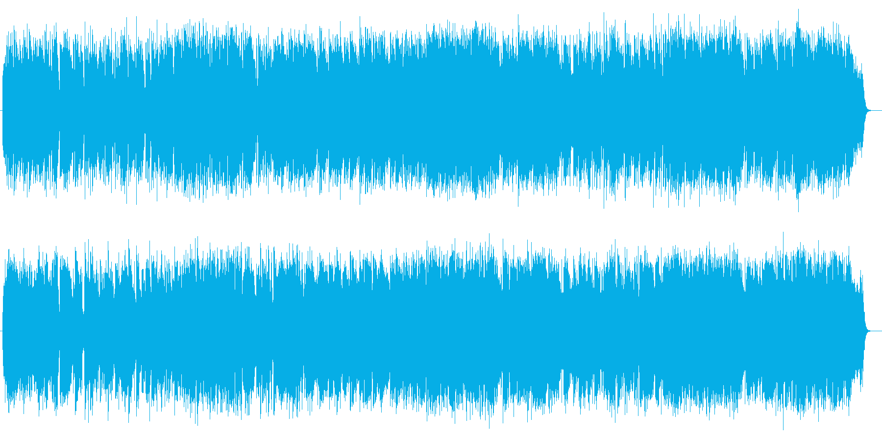 穏やかで明るいラブソングの再生済みの波形