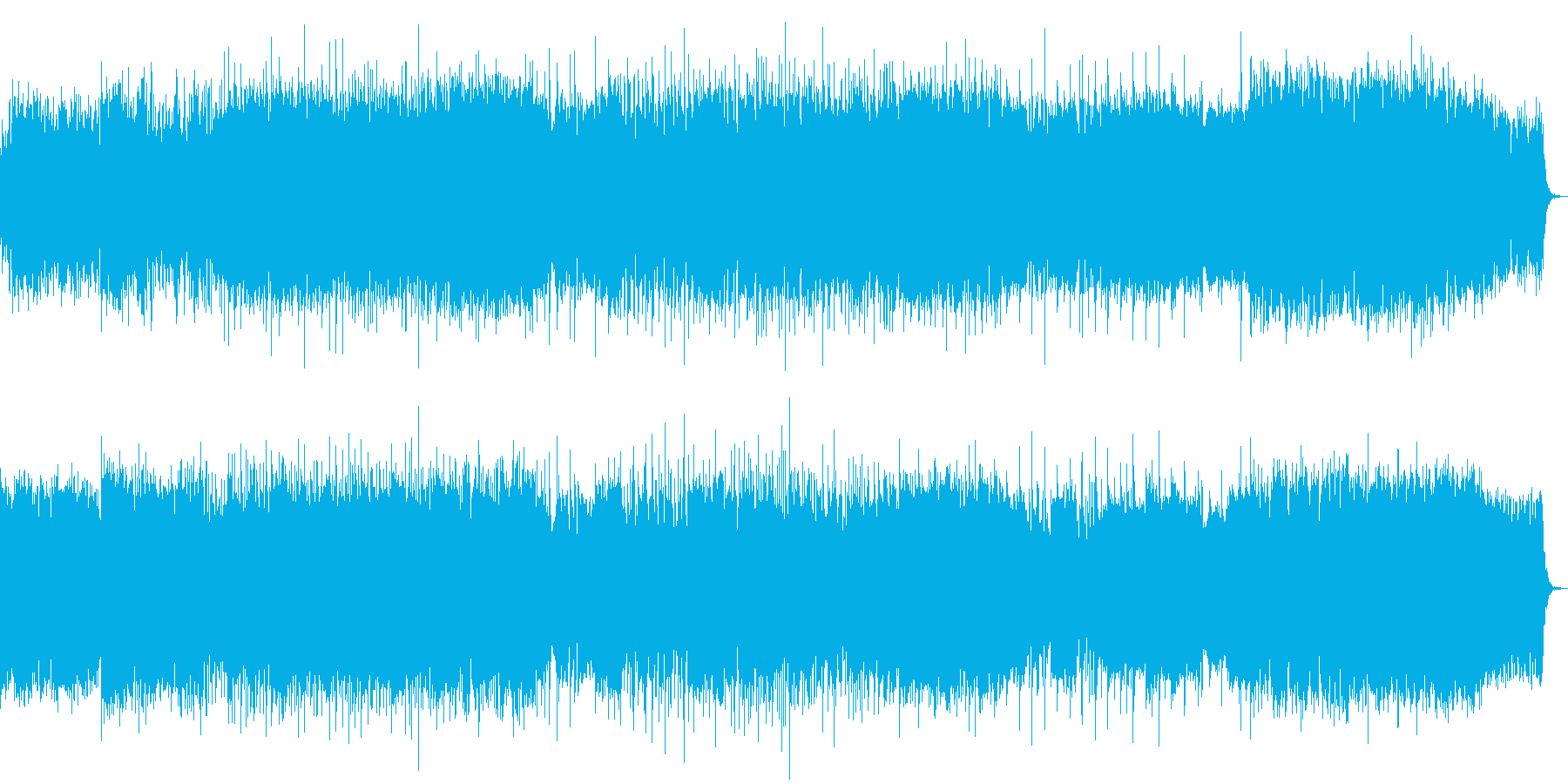 オーケストラとクワイアとダブステdubの再生済みの波形