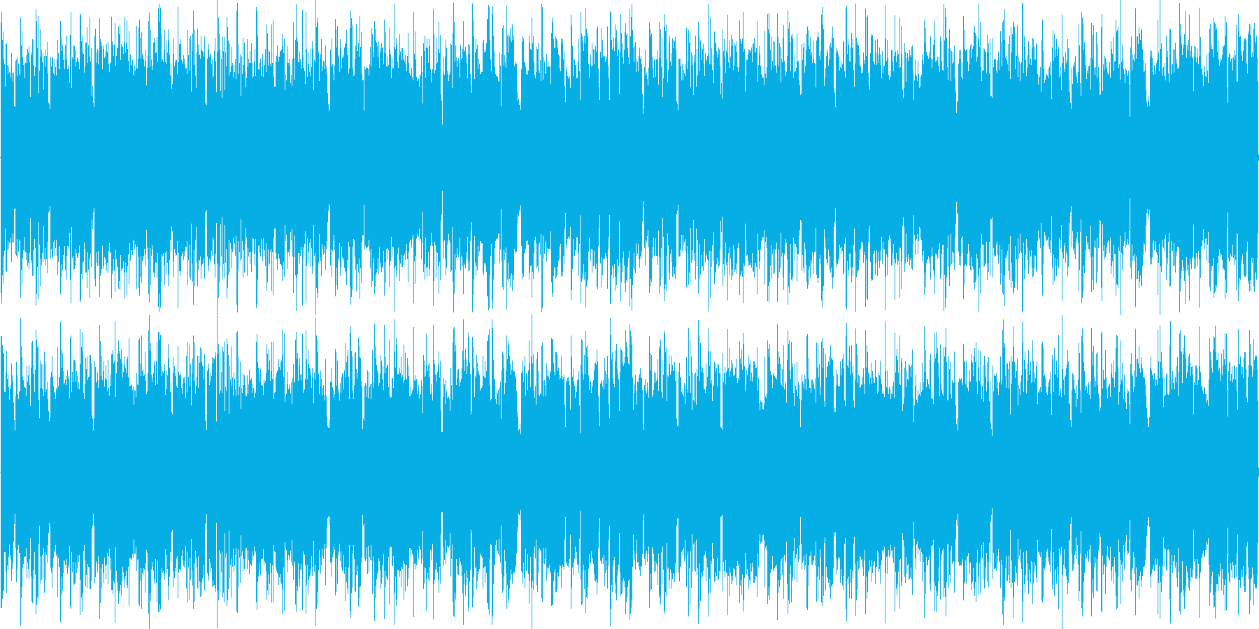 ハウスのリズムを強調した楽曲です。の再生済みの波形