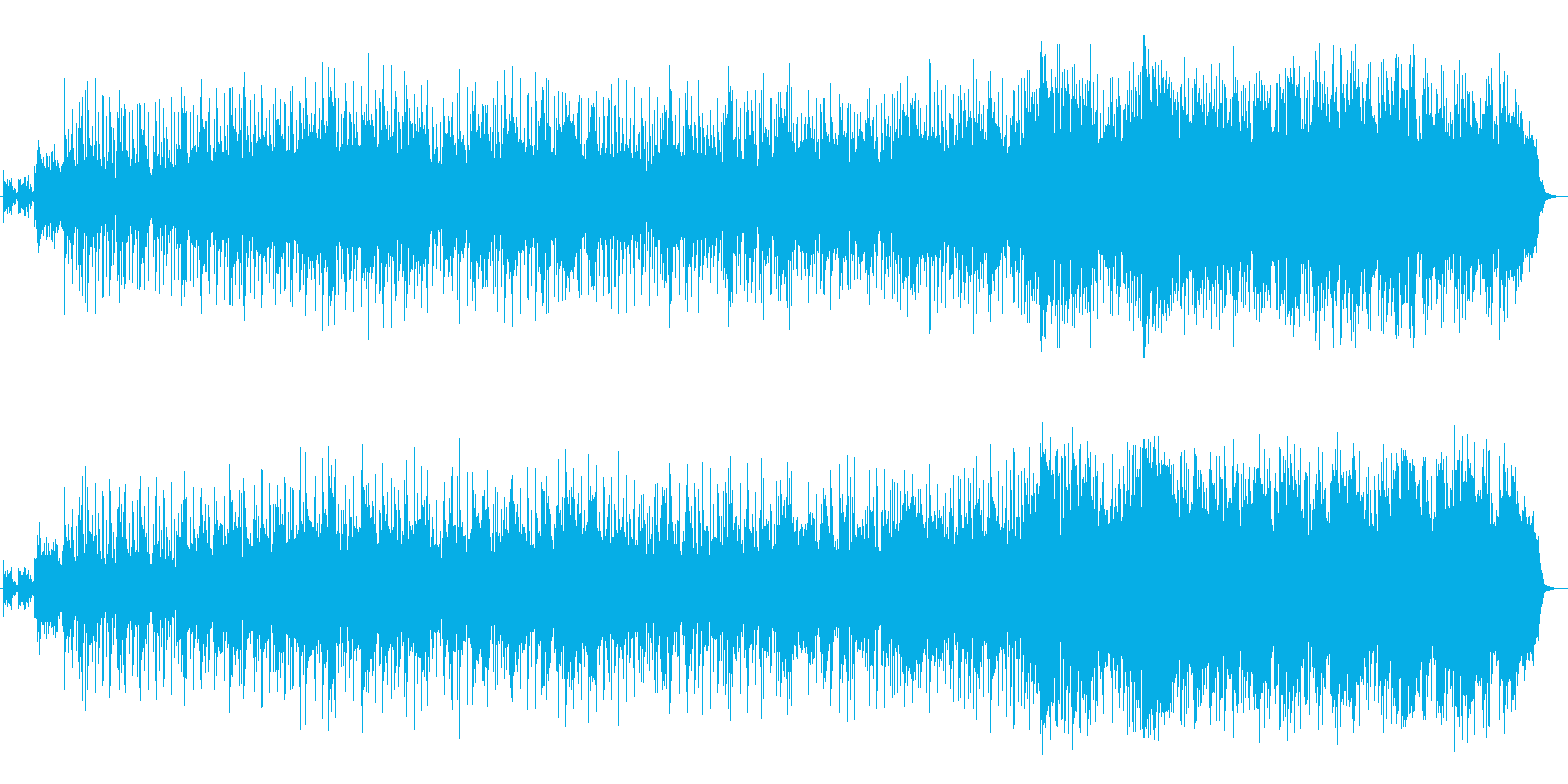 月夜に未来を想う 希望にあふれた曲ですの再生済みの波形