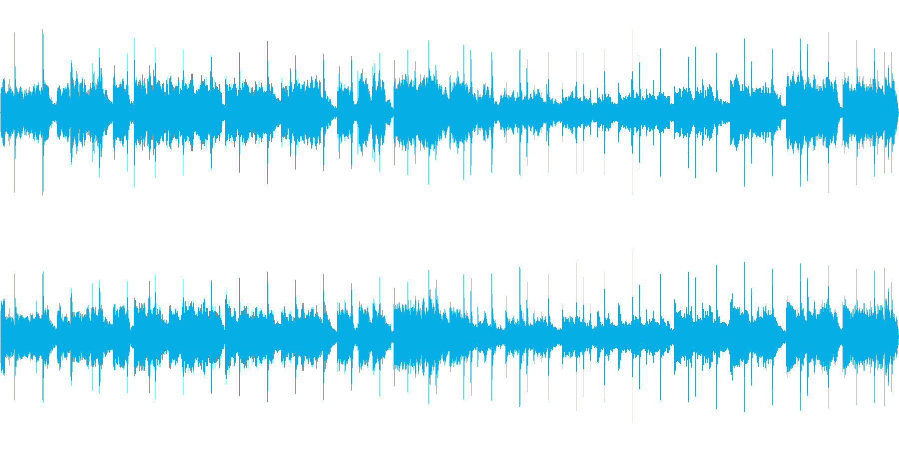【30秒サビループ】ケルト風ウクレレ曲の再生済みの波形