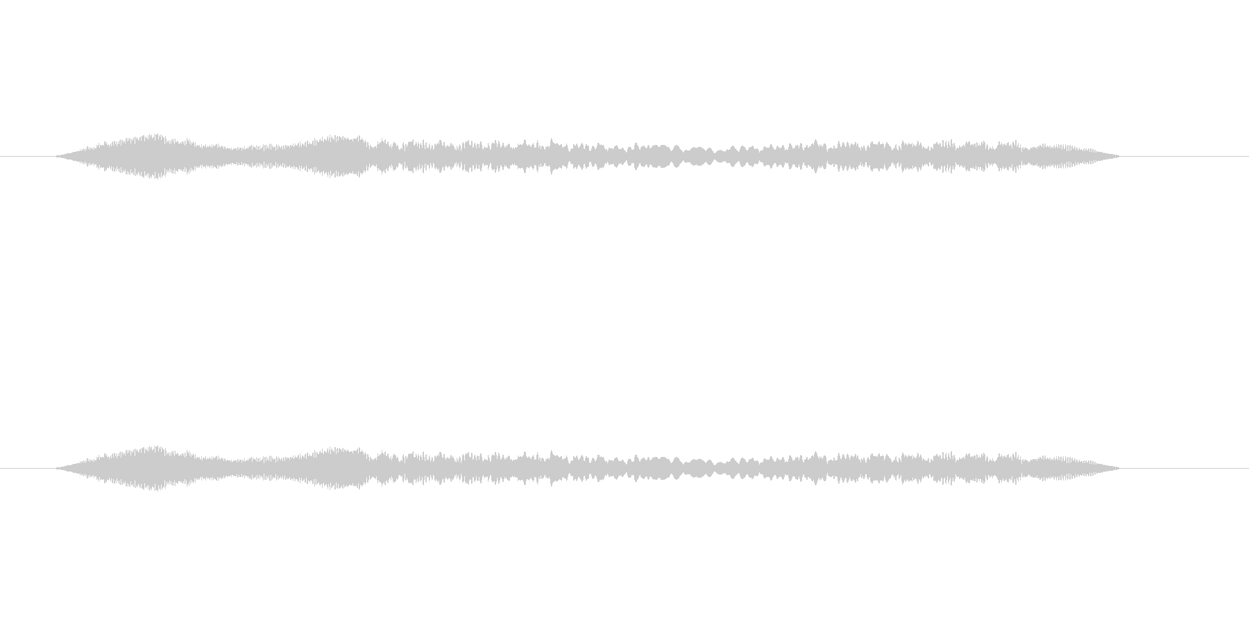 鈴虫の鳴き声をSynthで作成しました…の未再生の波形