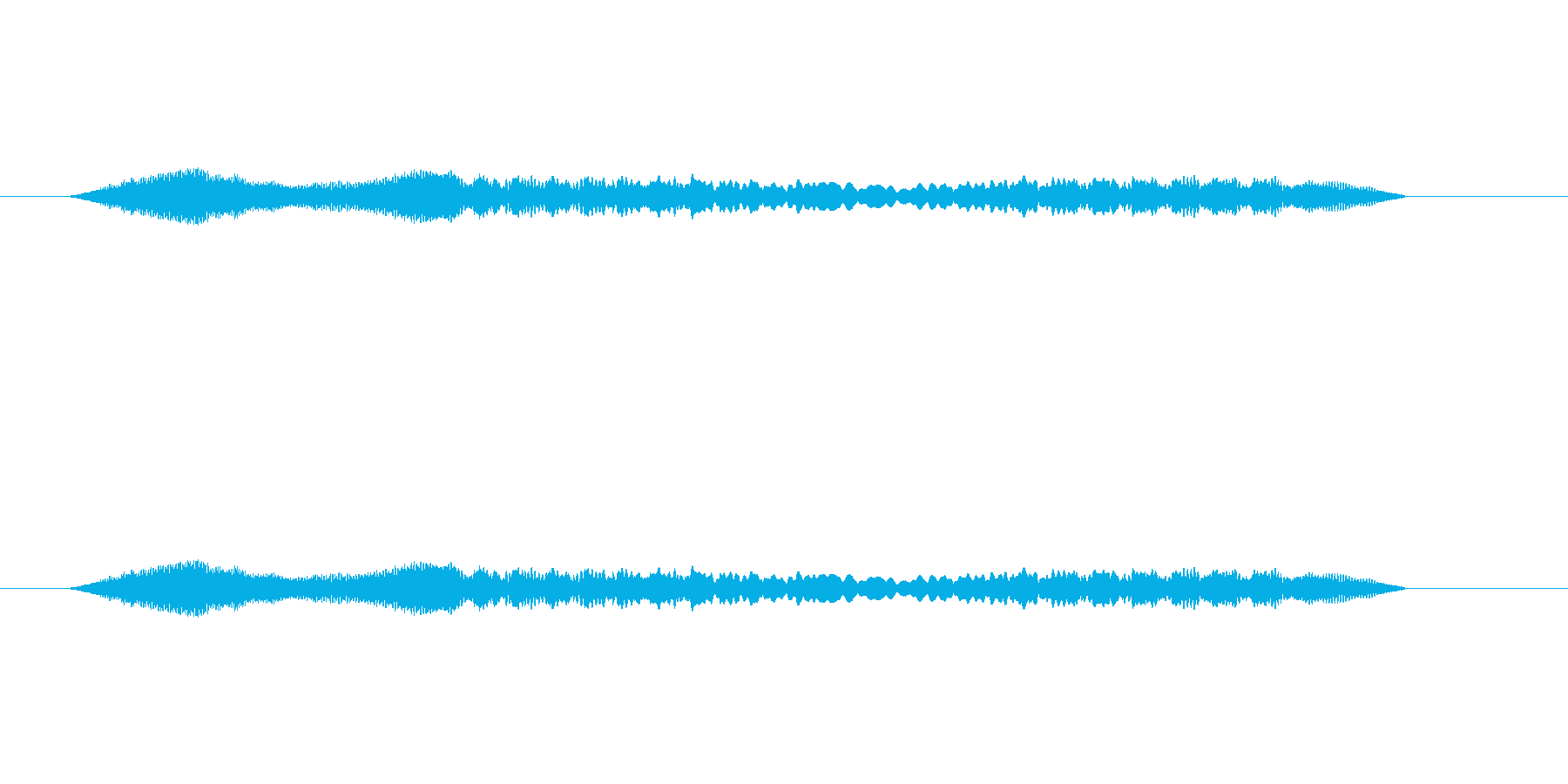 鈴虫の鳴き声をSynthで作成しました…の再生済みの波形