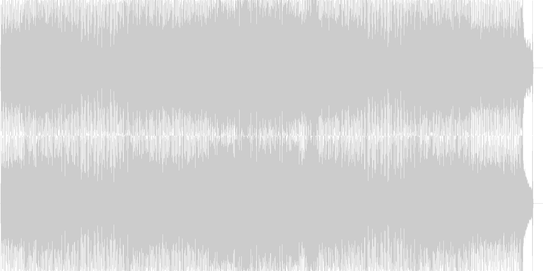 爽やかでいきいきとしたポップロックの未再生の波形