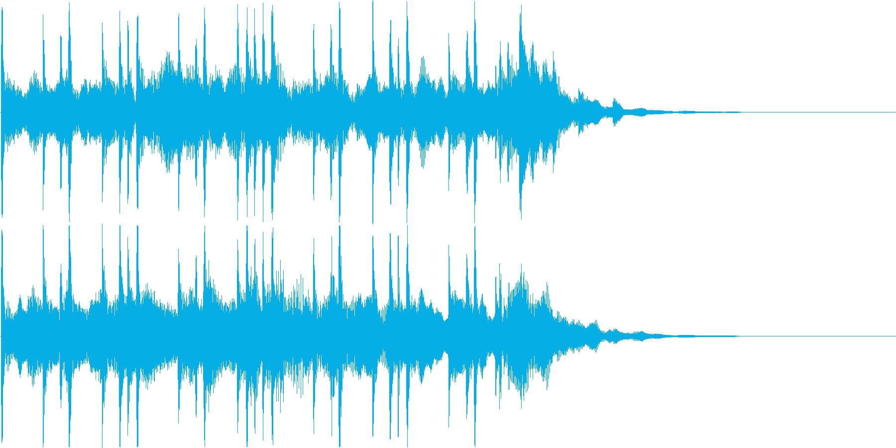 夜を意識した短いシーン効果音です。の再生済みの波形