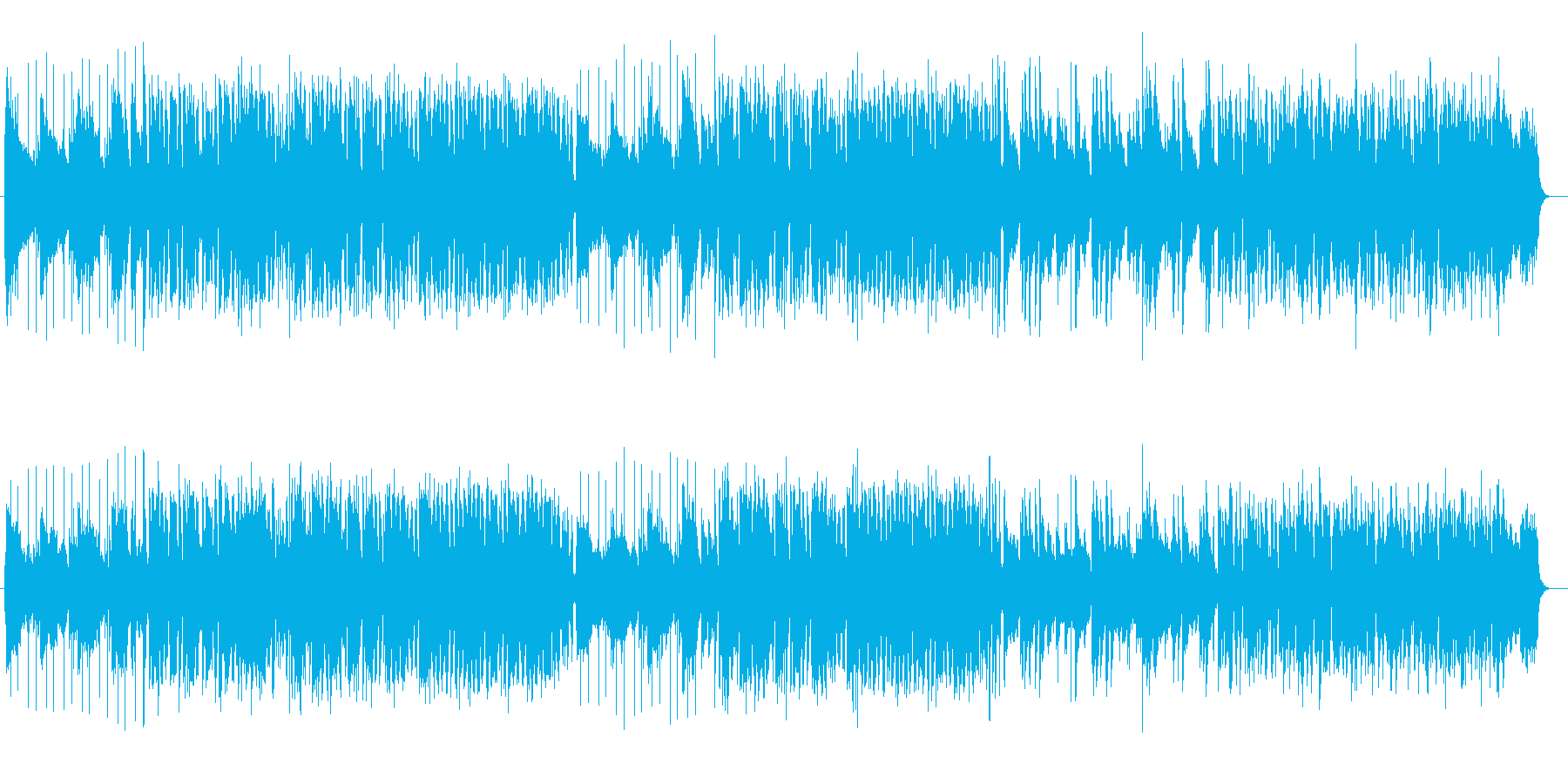 楽しい気分になるほのぼのミュージックの再生済みの波形