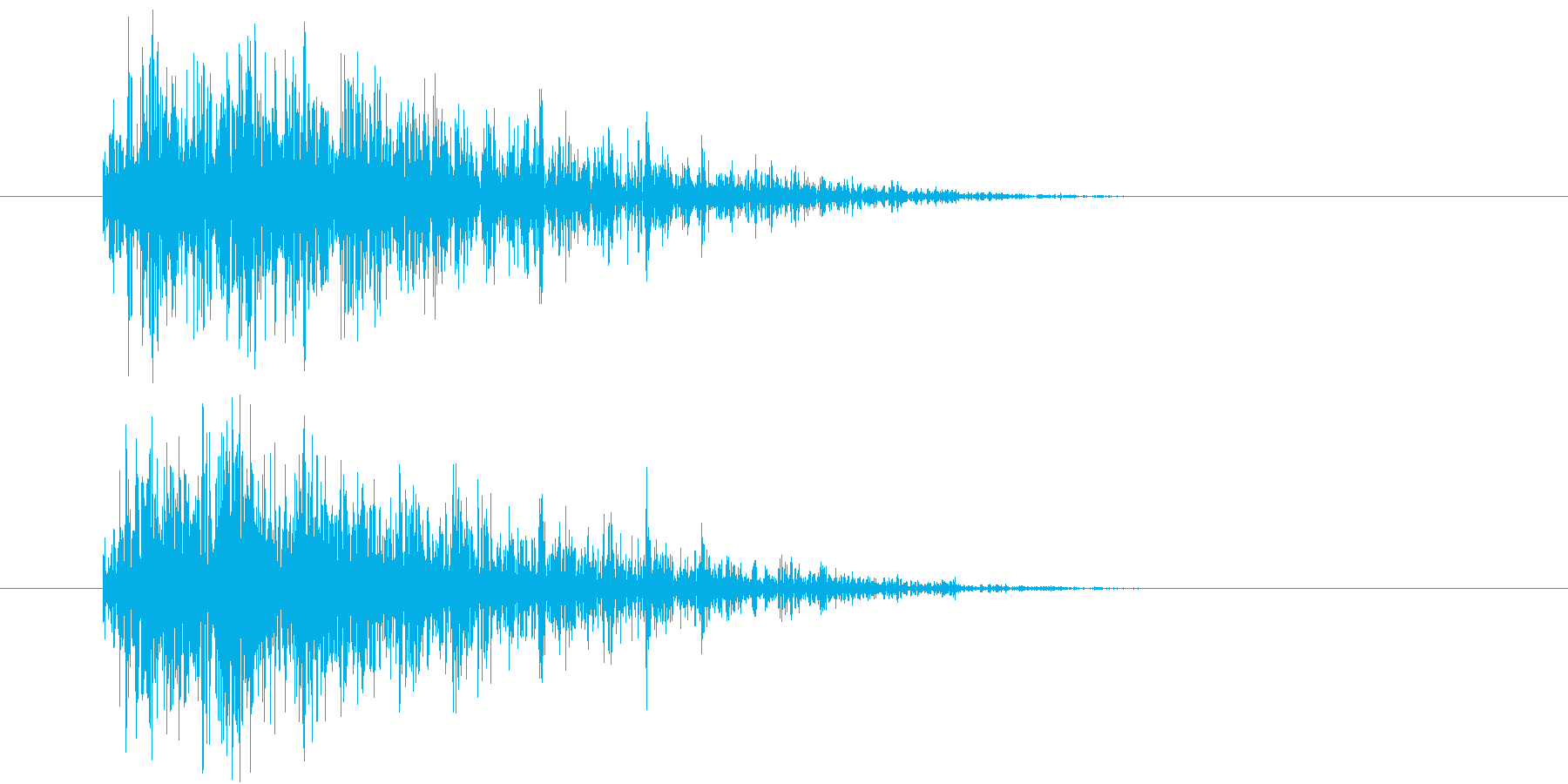 不思議な感じの電子音です。の再生済みの波形