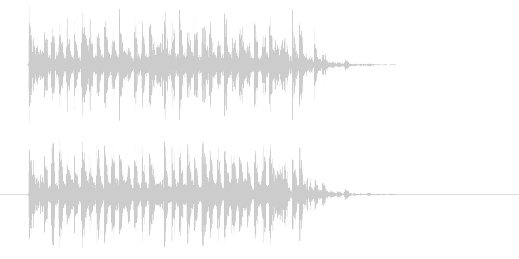 疾走感のある幻想的な音楽の未再生の波形