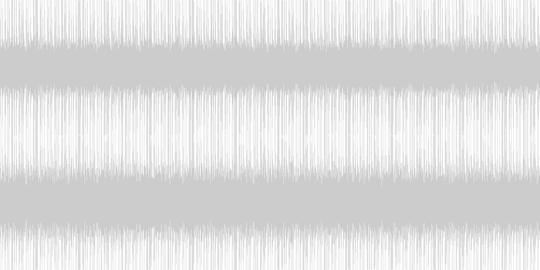 サイバーシティの未再生の波形