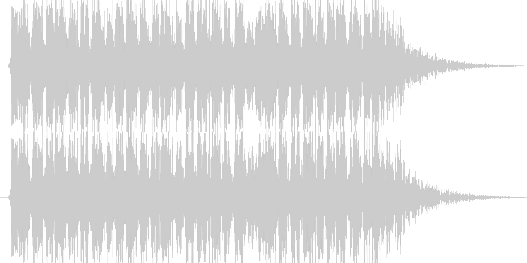 サブマシンガン発砲音の未再生の波形