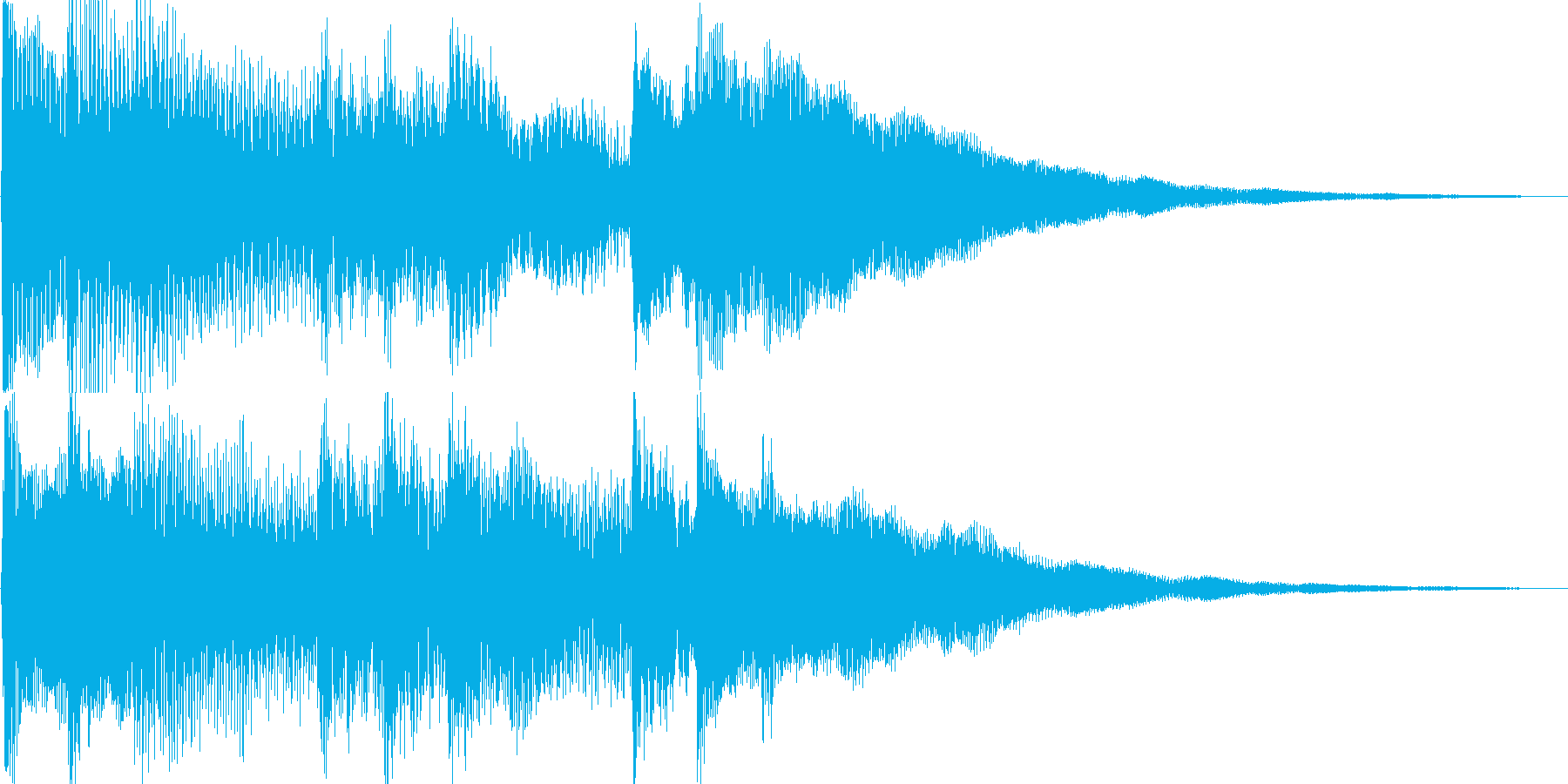 ピアノ音(ゲーム、アプリ、場面転換)の再生済みの波形