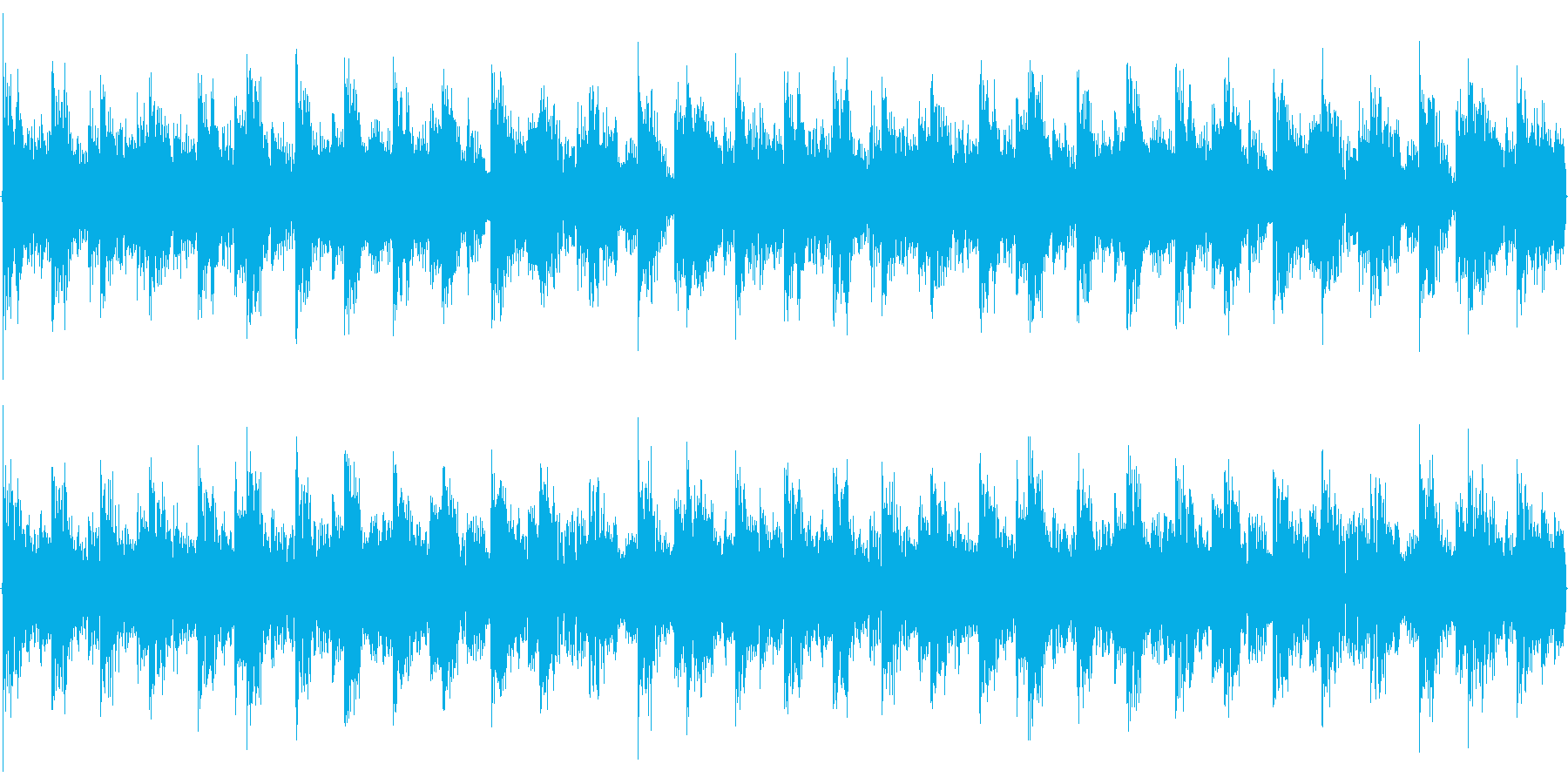 ハウス系のドラムを強調した楽曲です。の再生済みの波形