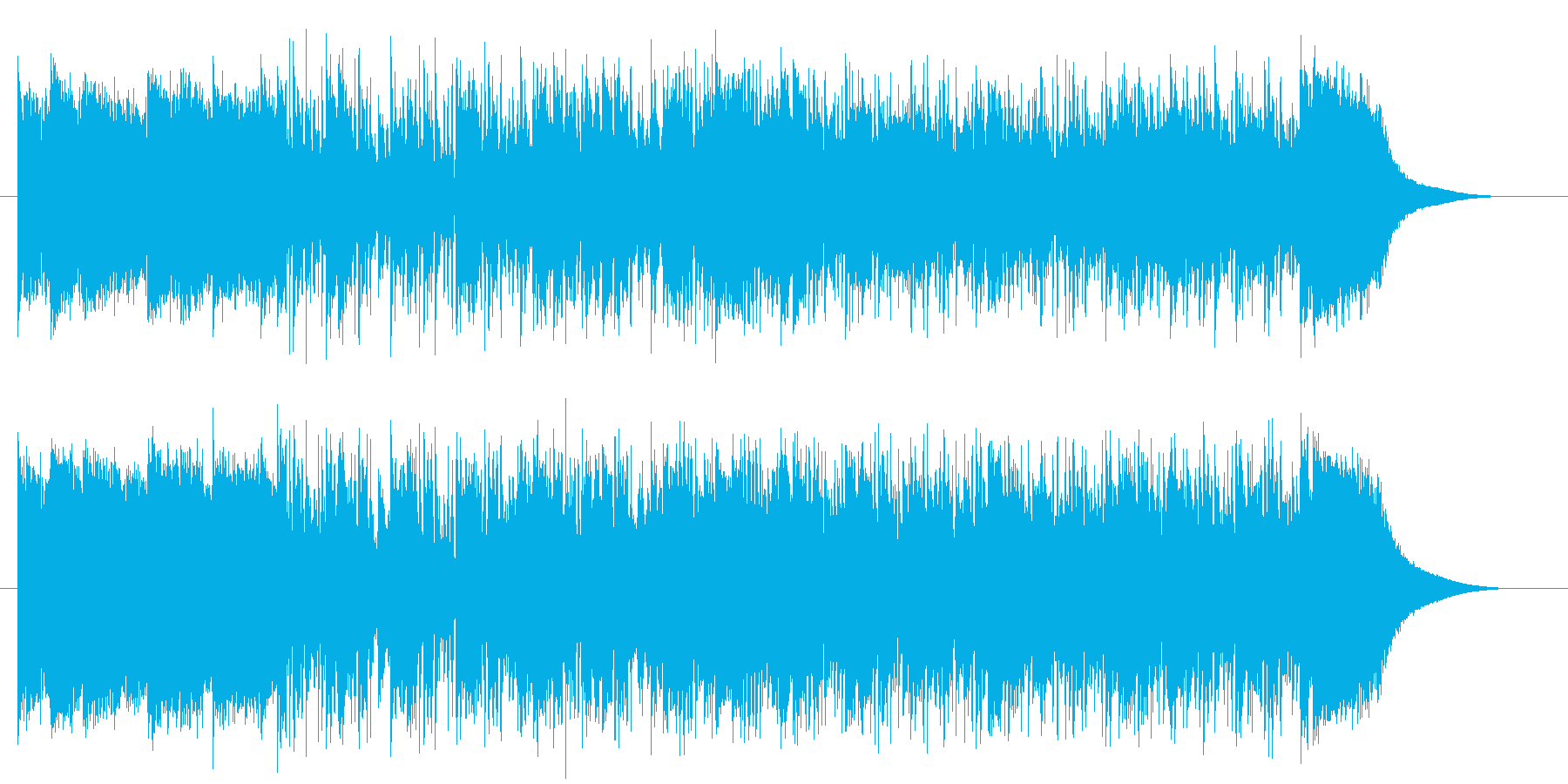 ファンキー&ファンタジックシンセサウンドの再生済みの波形