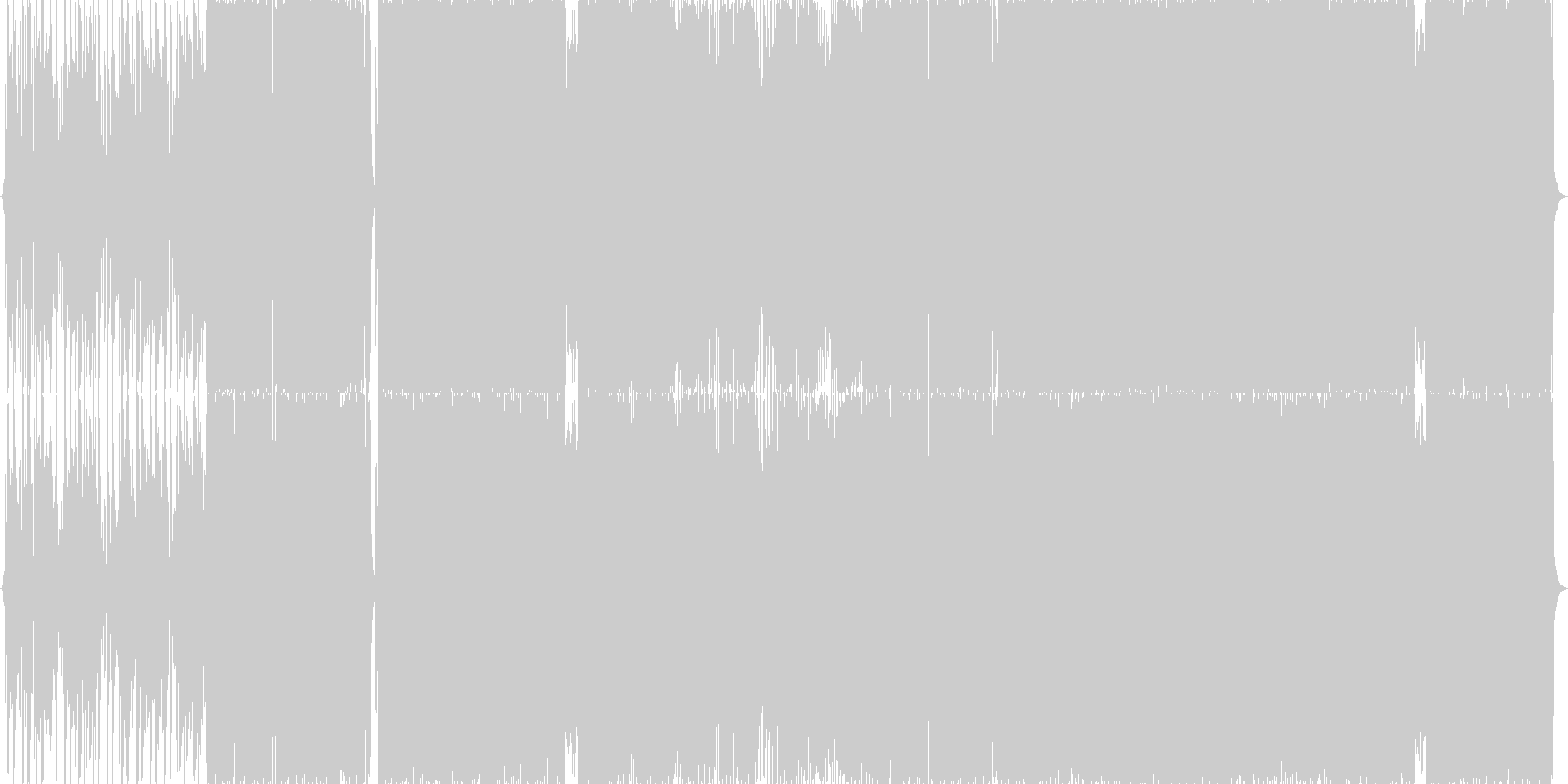 爽やかな雰囲気の切ないロックの未再生の波形
