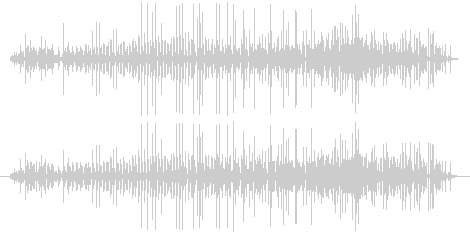 ジイイイイイイ。(ジッパーの音)の未再生の波形