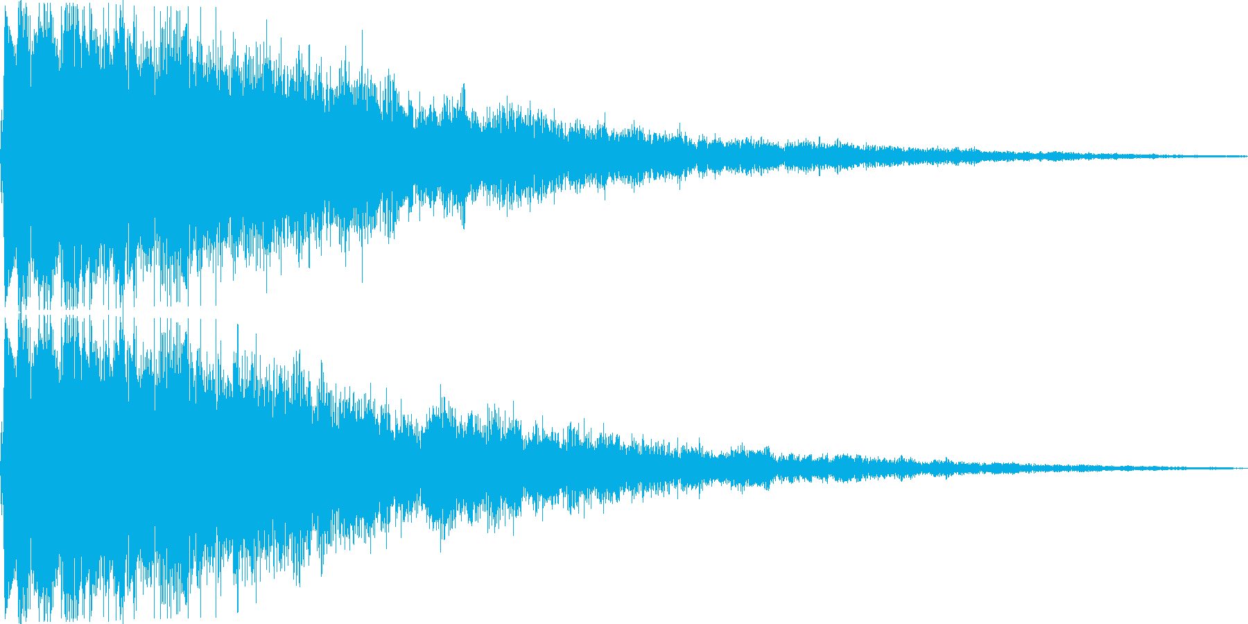 気付く(ひらめく音にも使える)の再生済みの波形