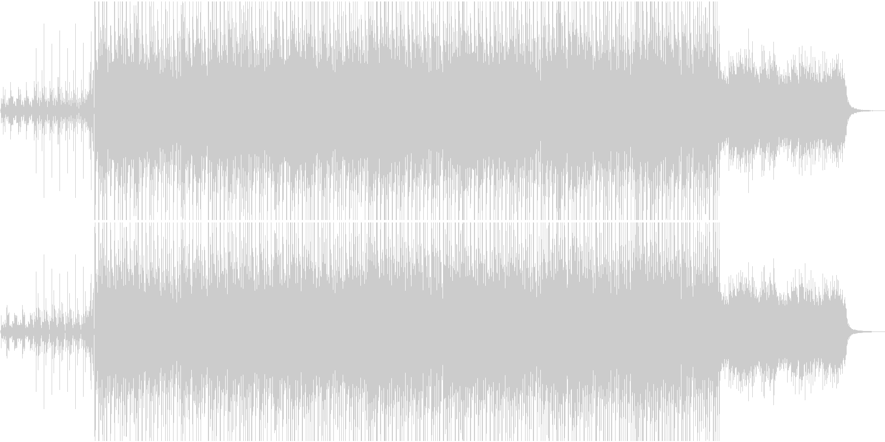 かわいくてちょっと切ないエレクトロポップの未再生の波形