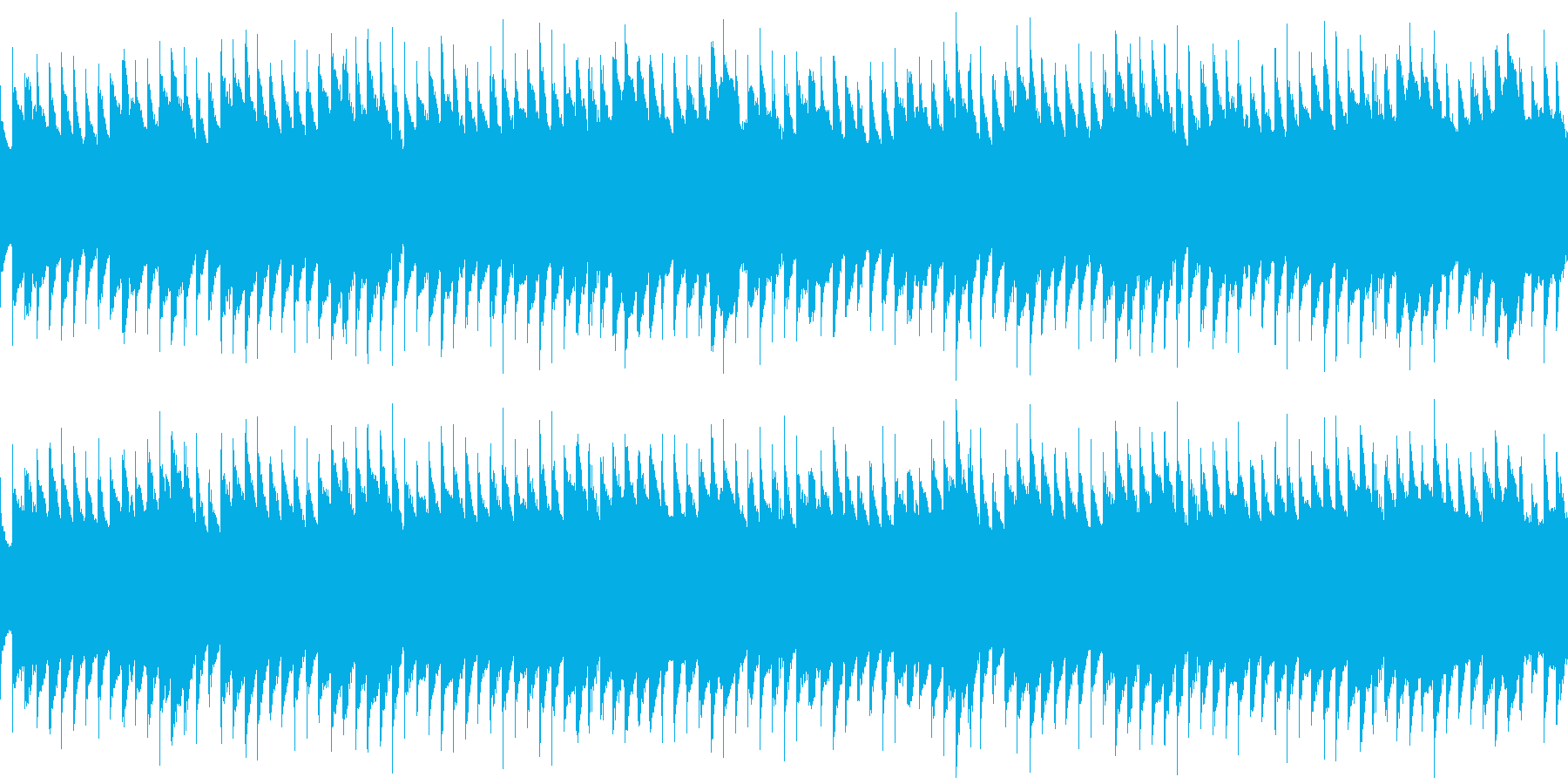 オルゴールアルペジオの再生済みの波形