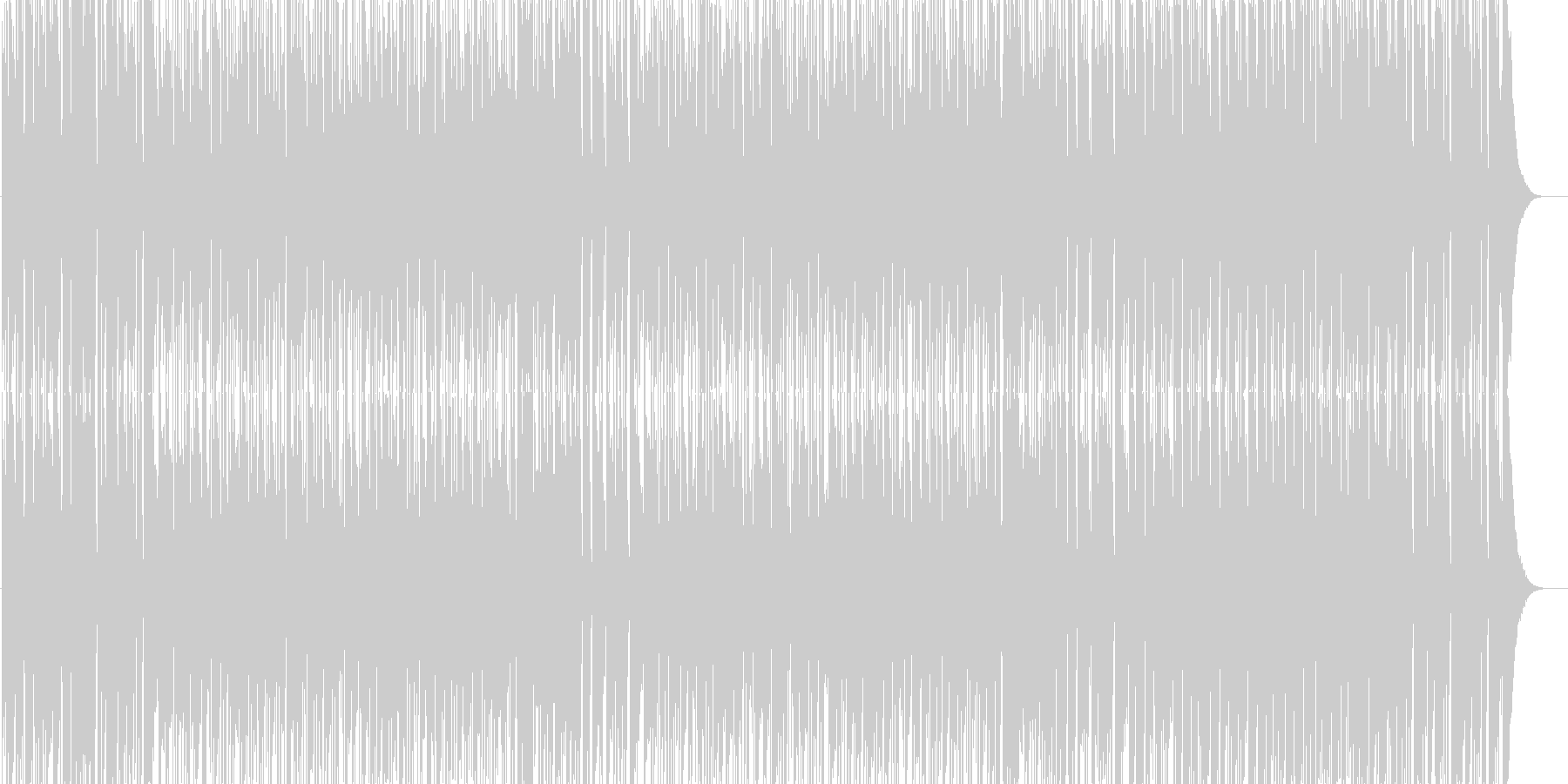ボサノバ調で、爽やかな感じの曲です。天…の未再生の波形