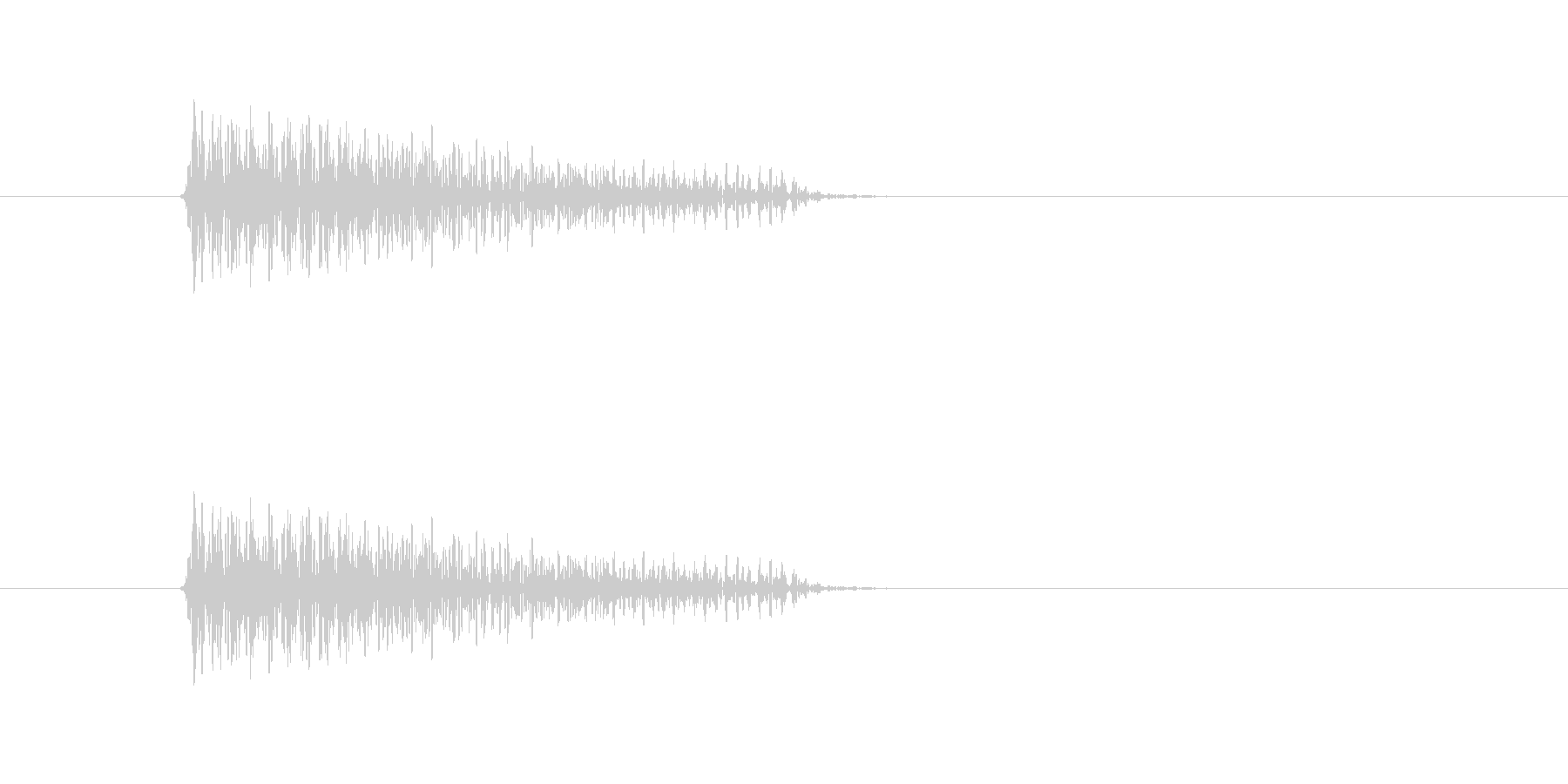 ギターのスライド音ですの未再生の波形