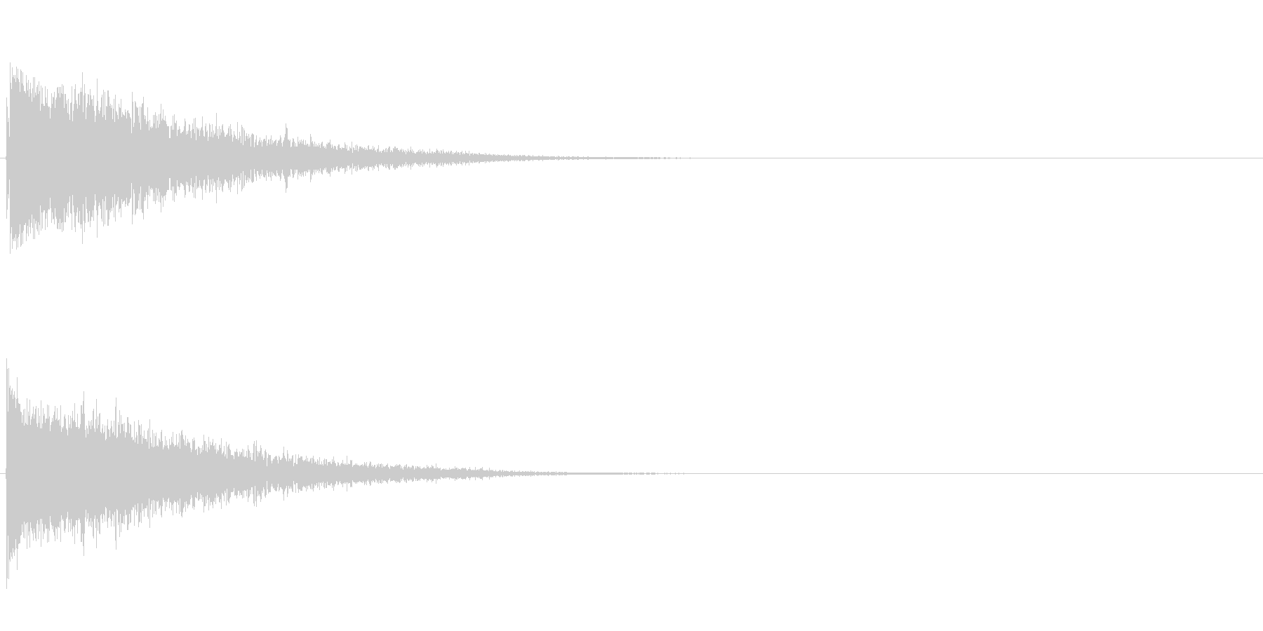 効果音_キューン_光るの未再生の波形
