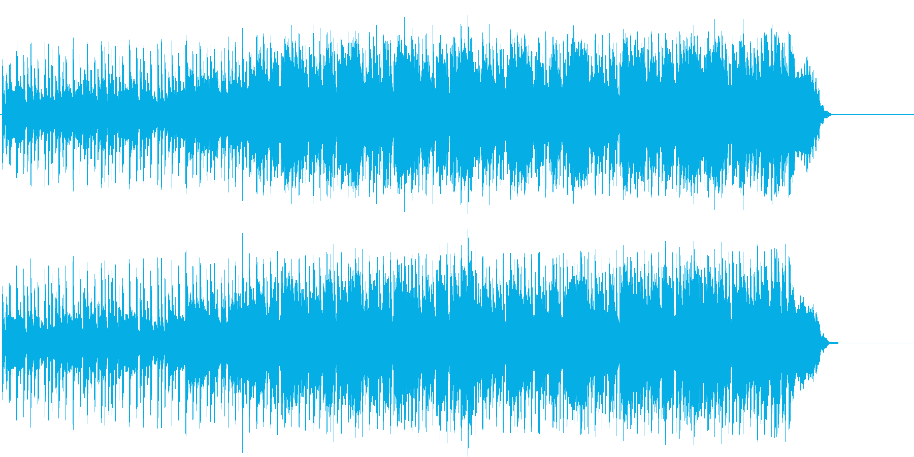 ほのぼのと優しいポップ(Aメロ~サビ)の再生済みの波形