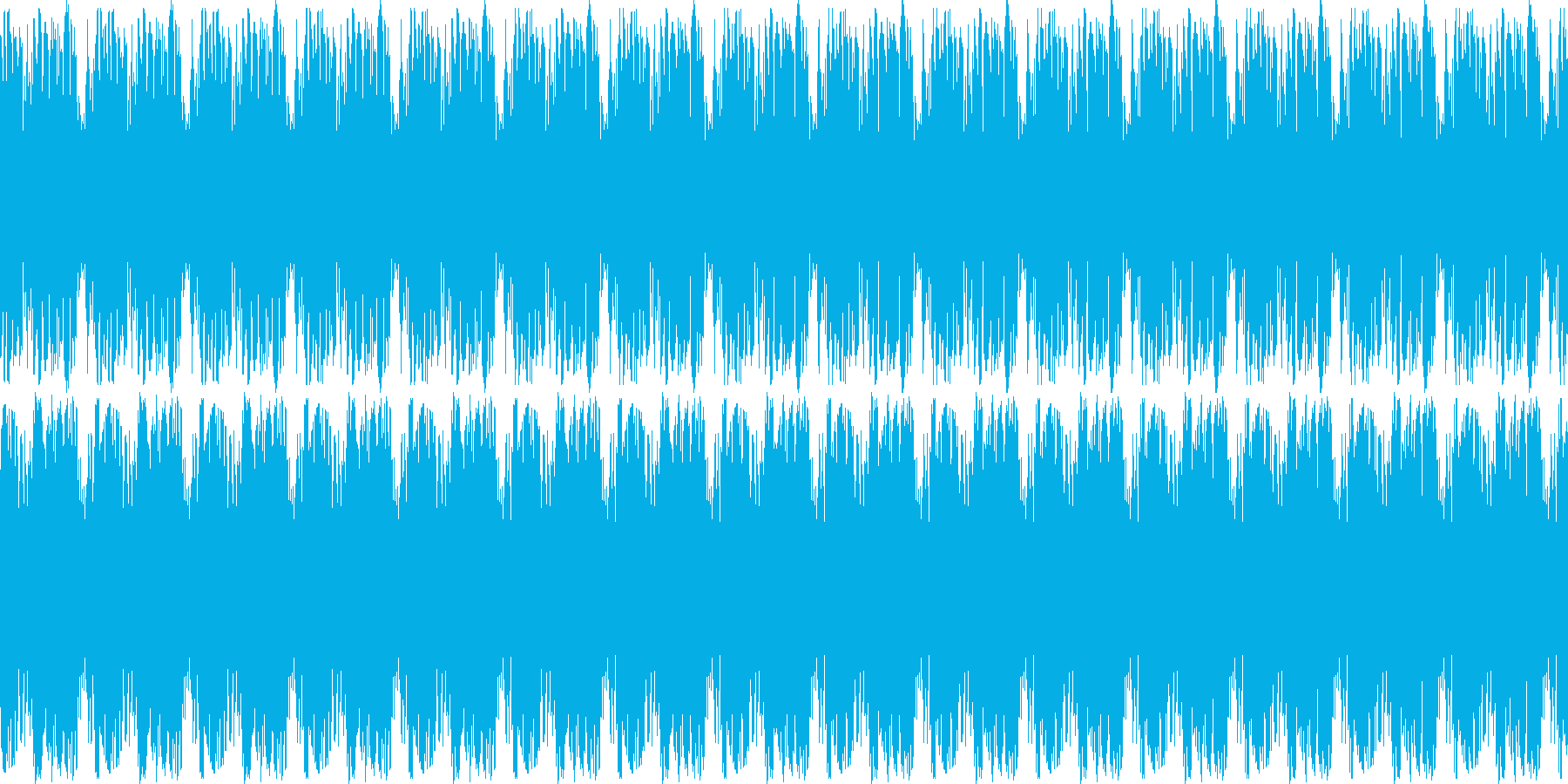 奇妙なシンセ音の再生済みの波形