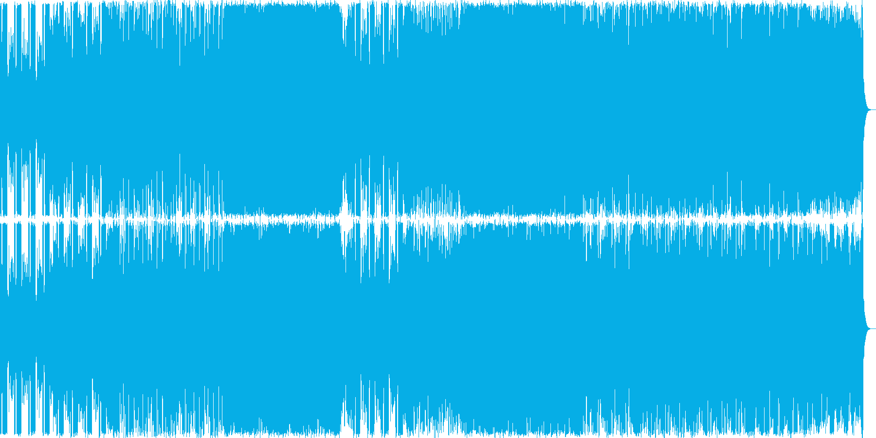 険しい山を演出したギター系の曲<終わり…の再生済みの波形