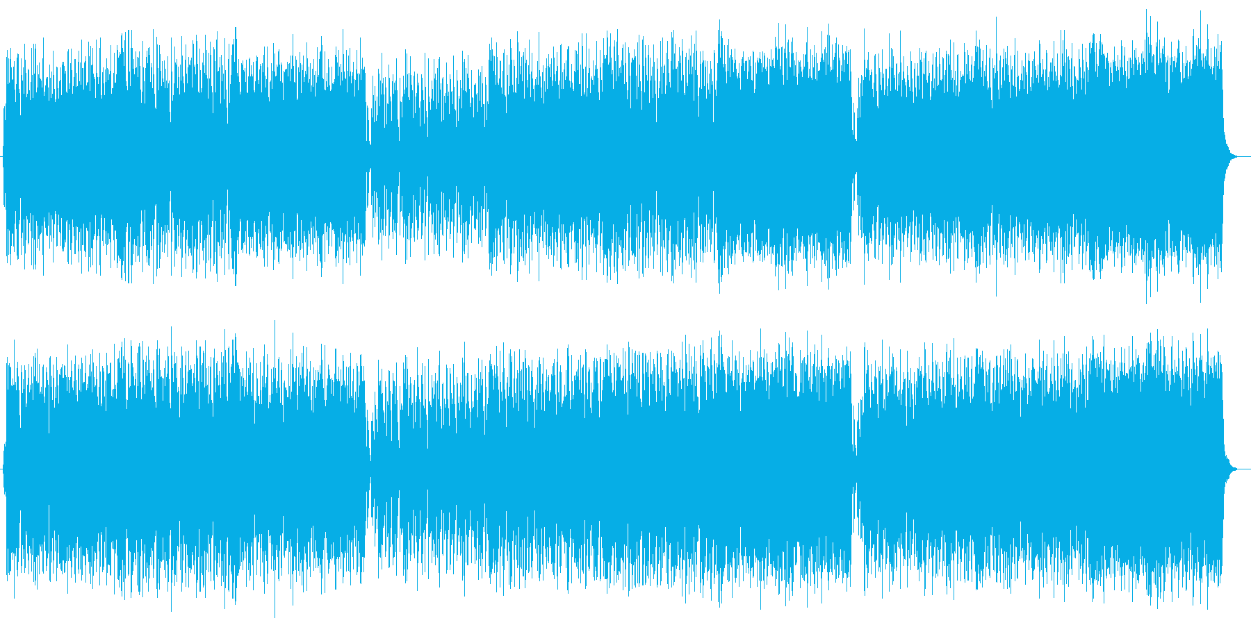 爽やかで明るいイージーリスニング曲の再生済みの波形