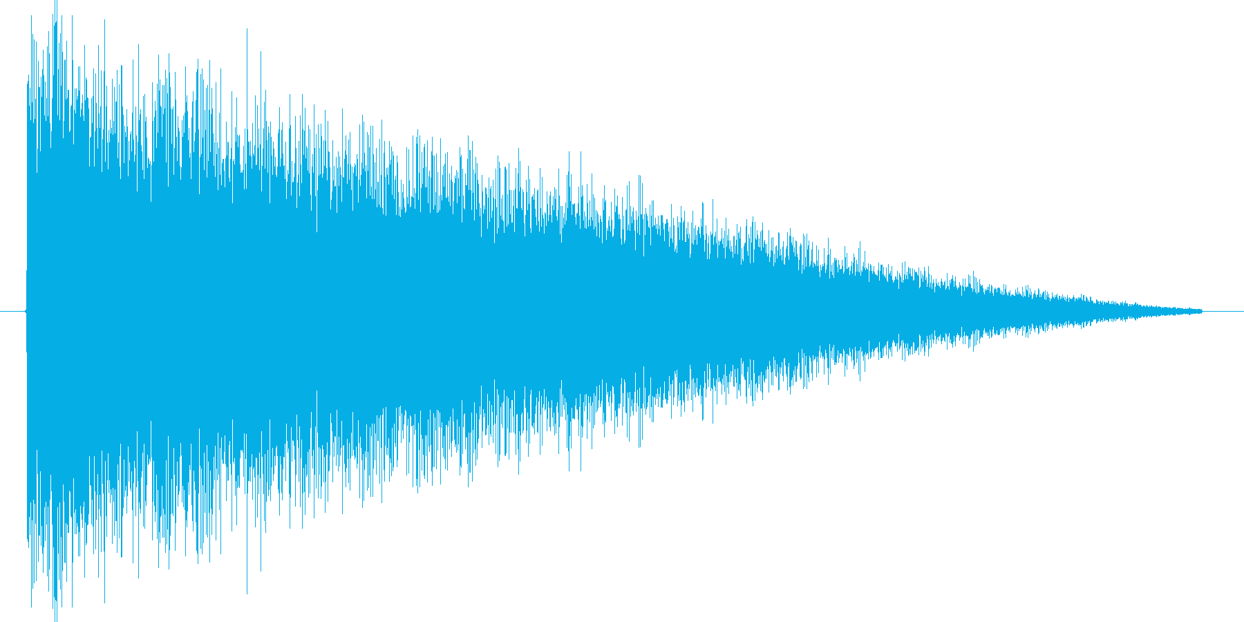 シュー。衝撃波の効果音です。の再生済みの波形
