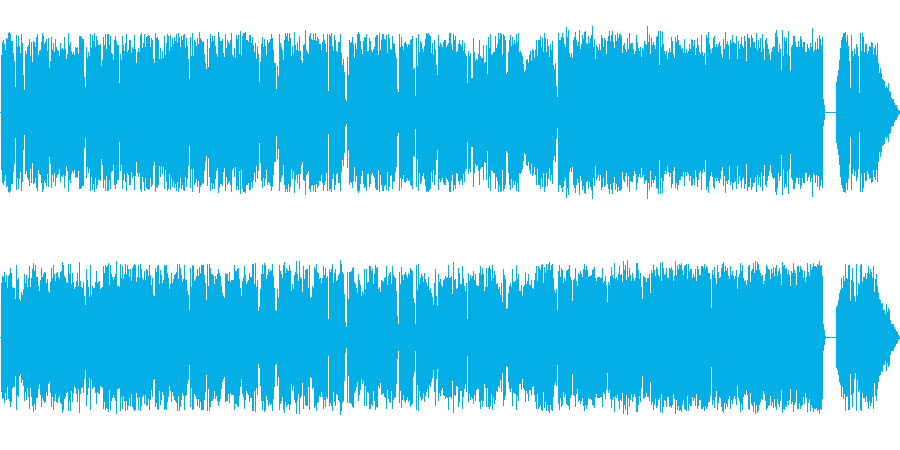 POPチューンの再生済みの波形