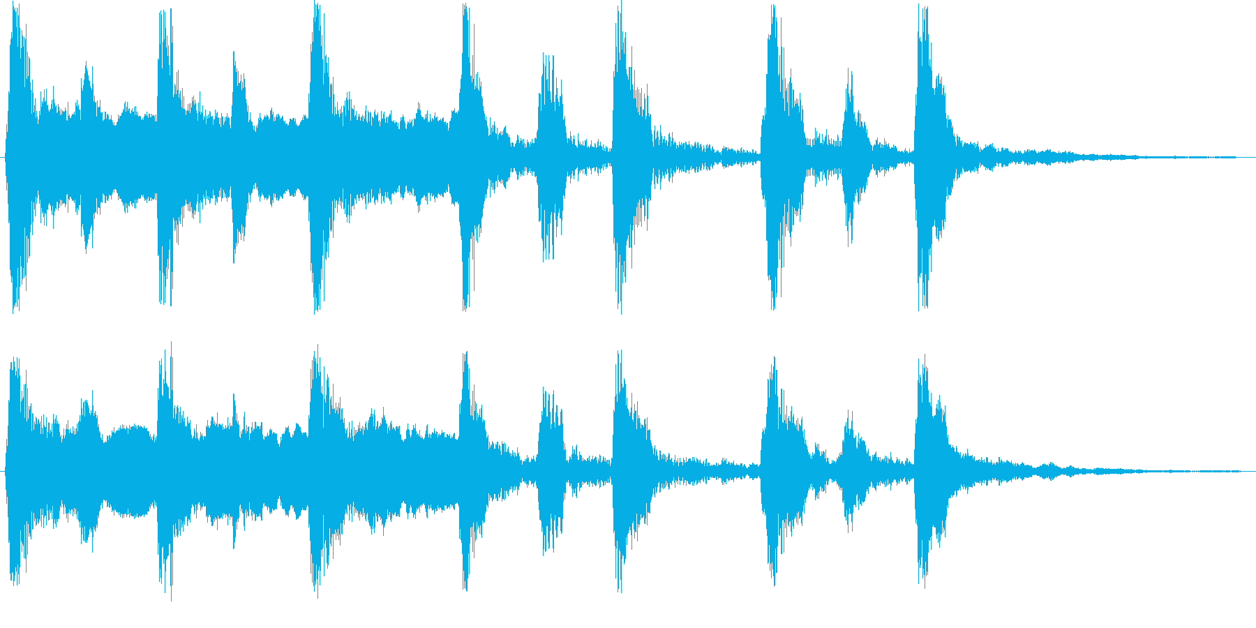 短めのシーンを演出する音です。の再生済みの波形