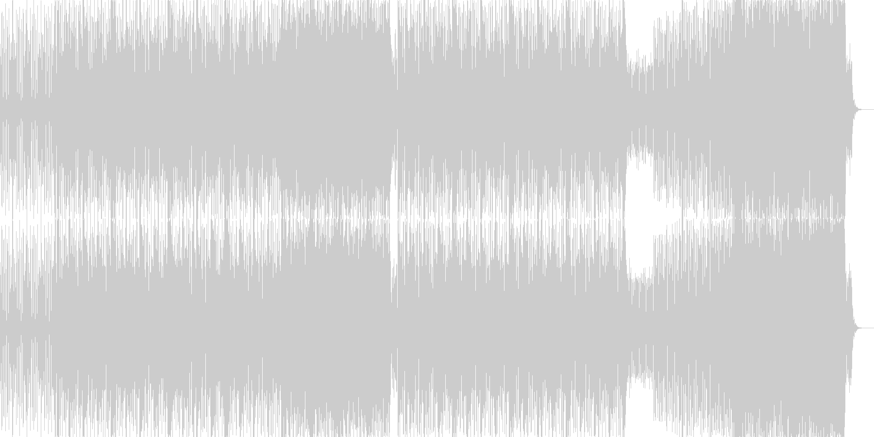 シンセの音が心地よいグルーヴ感のあるB…の未再生の波形