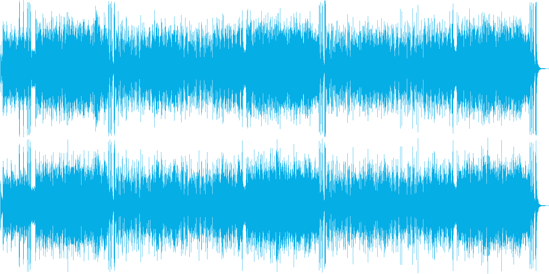 日常感のある陽気なカリブ風民族音楽の再生済みの波形
