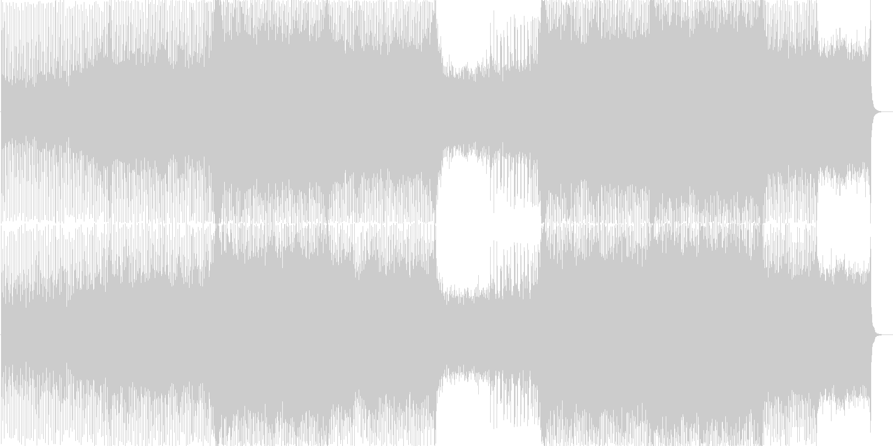 4つ打ちトランス。の未再生の波形