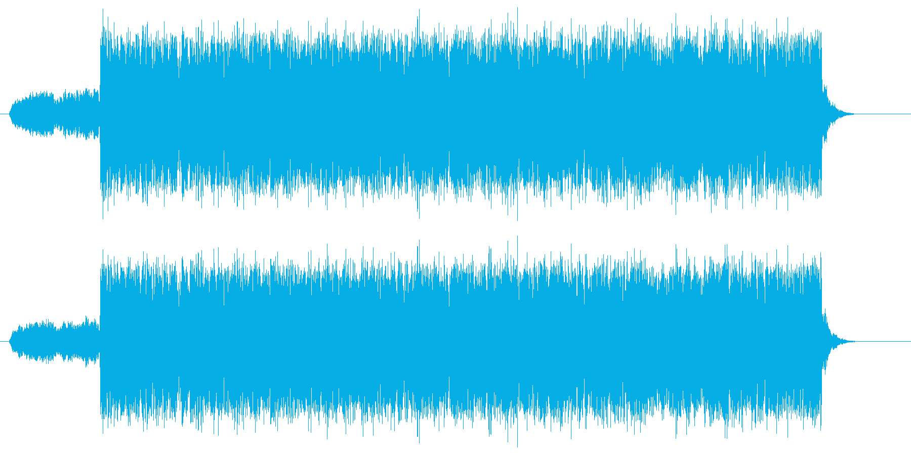 都会的で洗練されたロックな曲の再生済みの波形