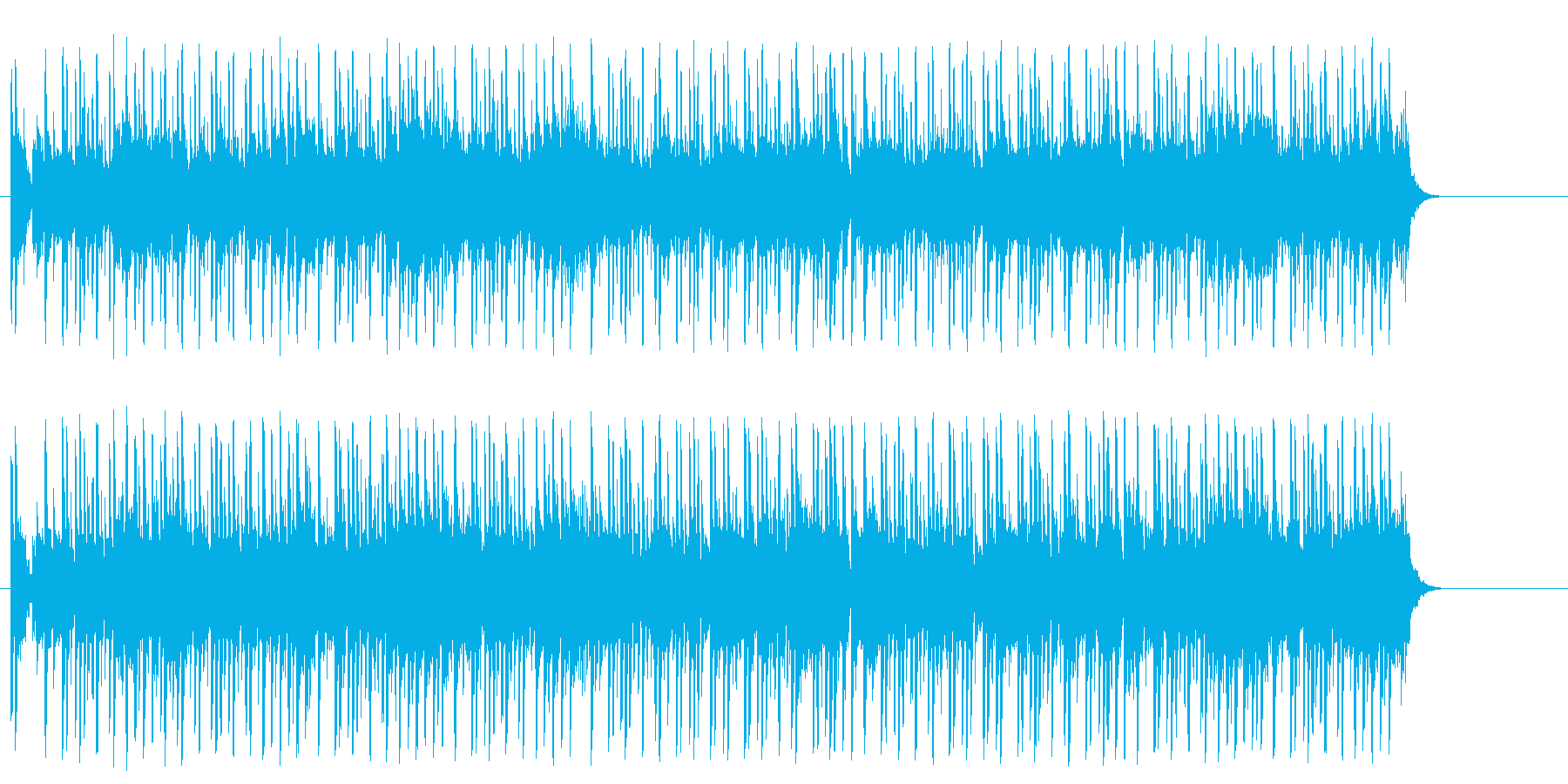 街中を駆け回るような明るいポップ/ロックの再生済みの波形
