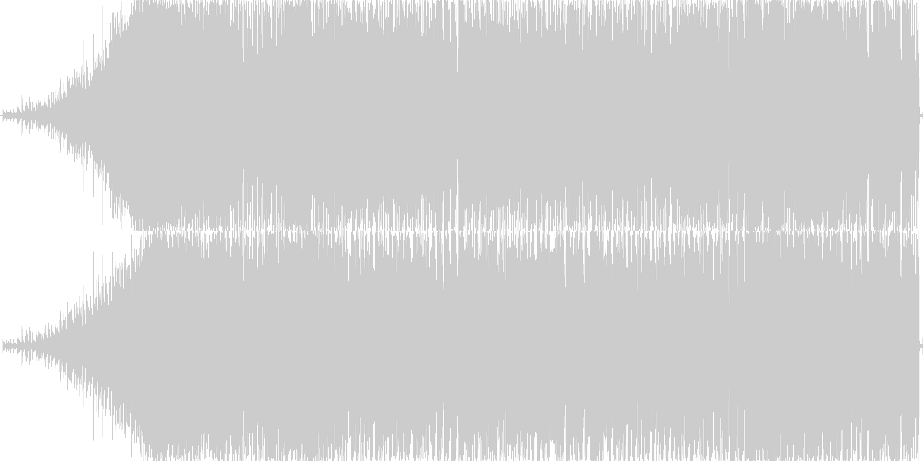 明るい雰囲気のEDMポップジングルです。の未再生の波形