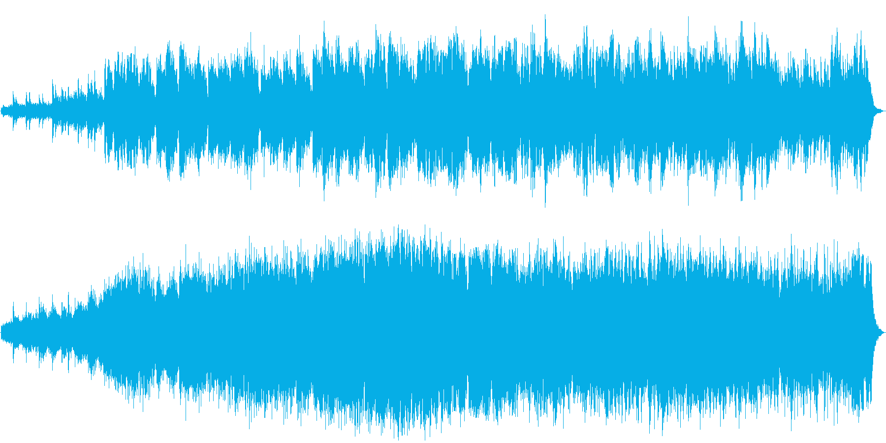 古代文明の儀式の音楽の再生済みの波形